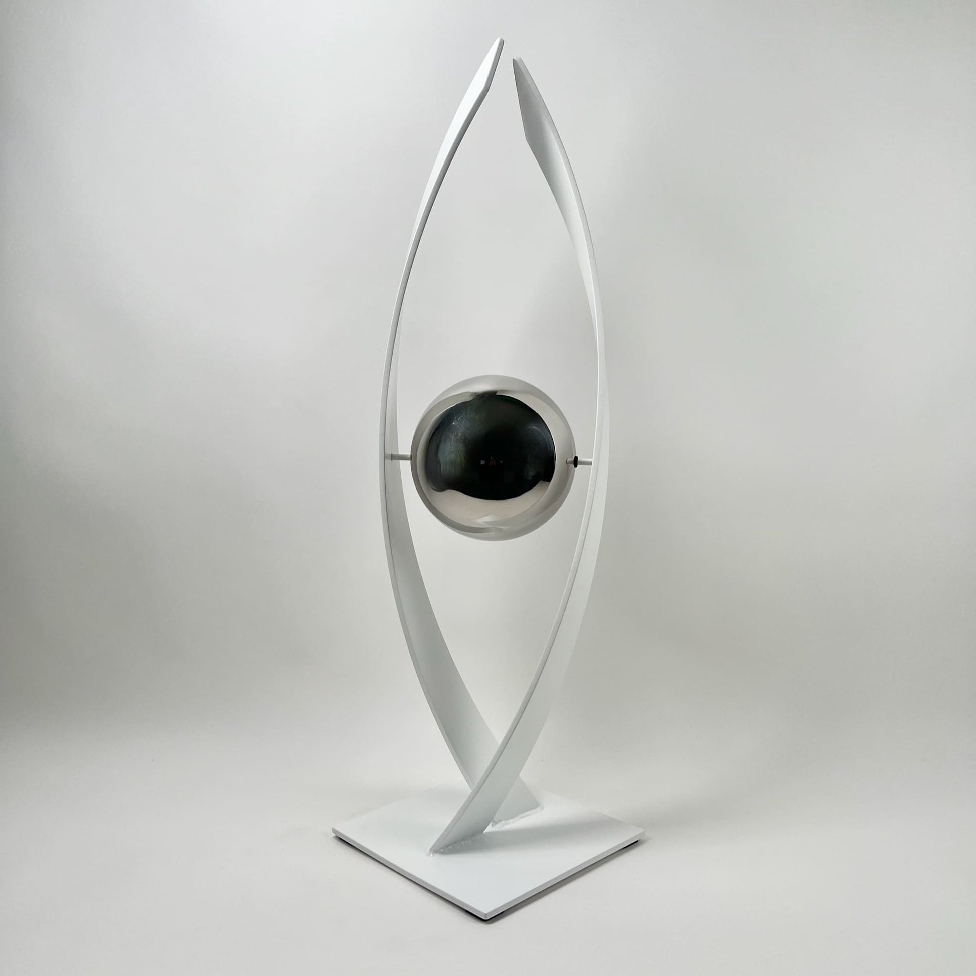 Contemporary metal sculpture series Love Is Presence by Ottawa artist Timothy Gordon Johnson.