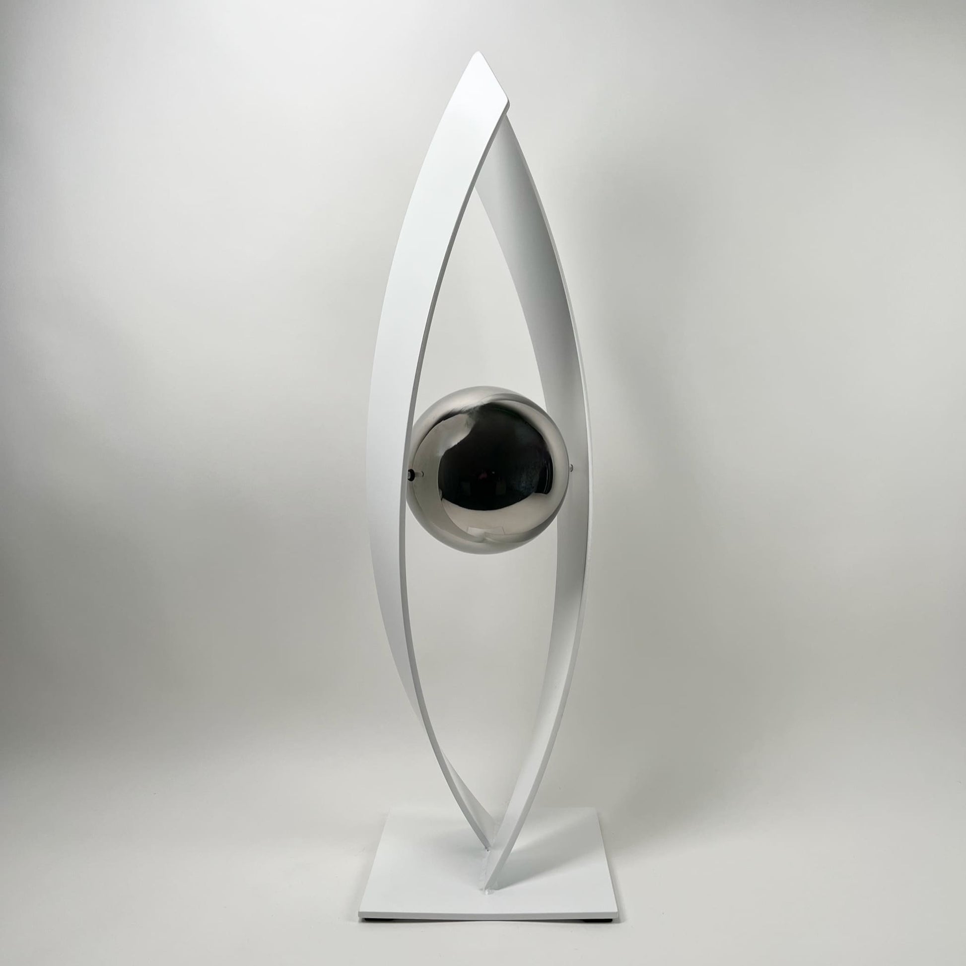 Contemporary metal sculpture series Love Is Presence by Ottawa artist Timothy Gordon Johnson.