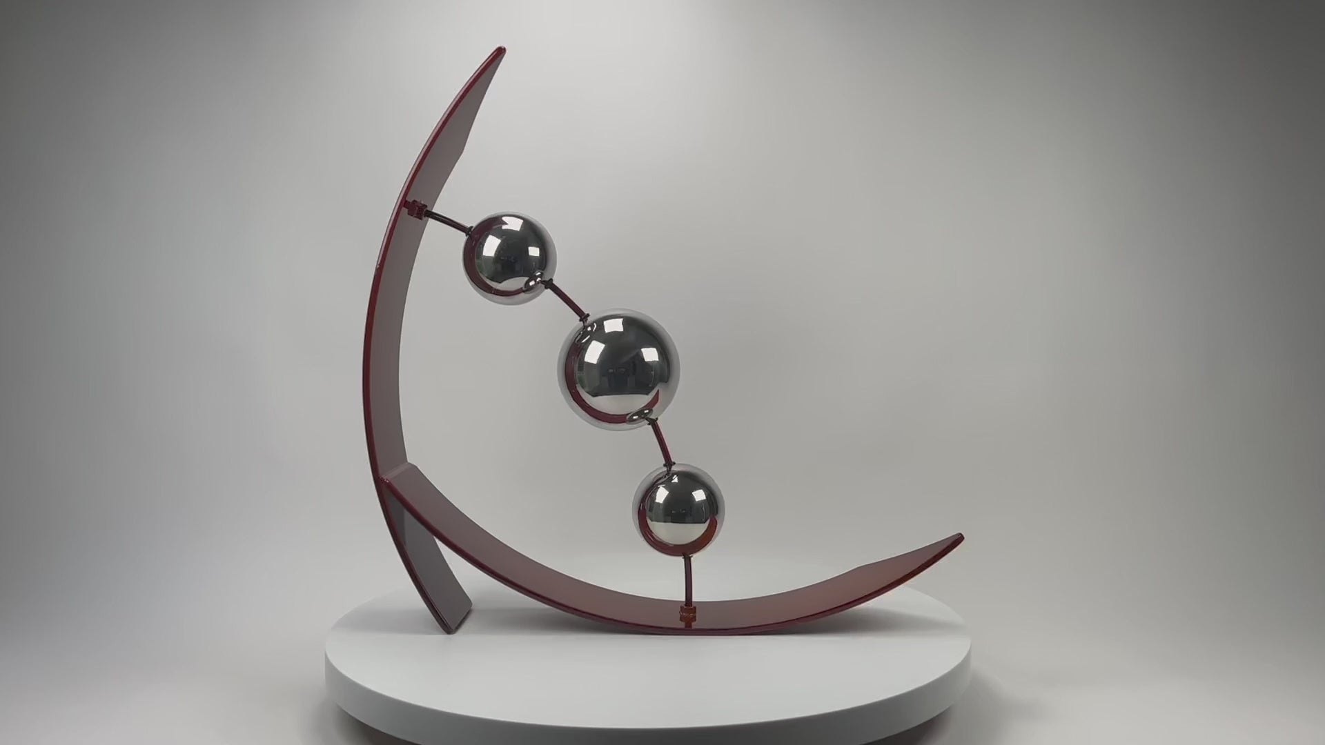 Contemporary metal sculpture series Orbit by Ottawa artist Timothy Gordon Johnson