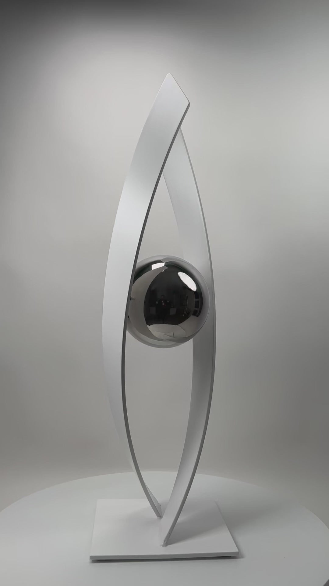 Contemporary metal sculpture series Love Is Presence by Ottawa artist Timothy Gordon Johnson