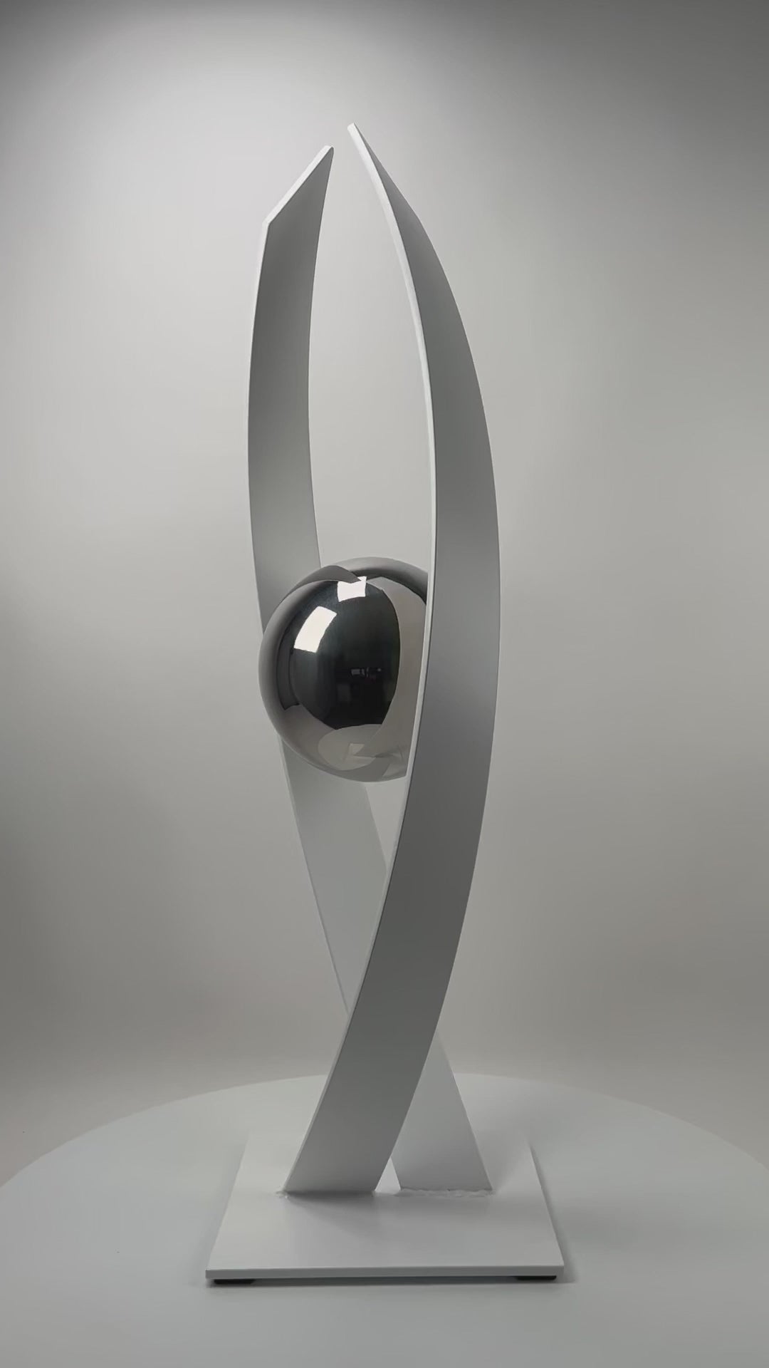 Contemporary metal sculpture series Love Is Presence by Ottawa artist Timothy Gordon Johnson