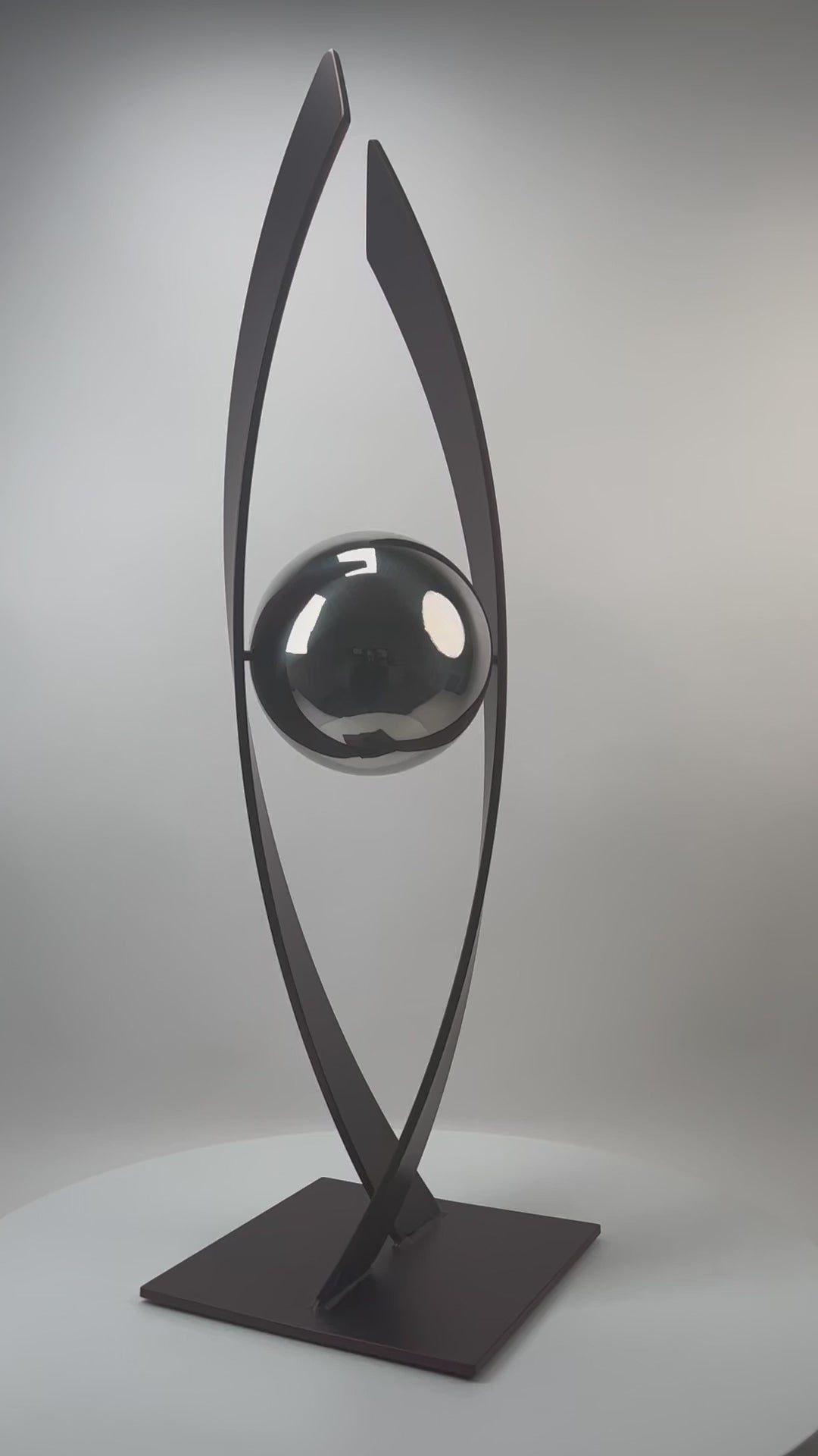 Contemporary metal sculpture series Love Is Presence by Ottawa artist Timothy Gordon Johnson