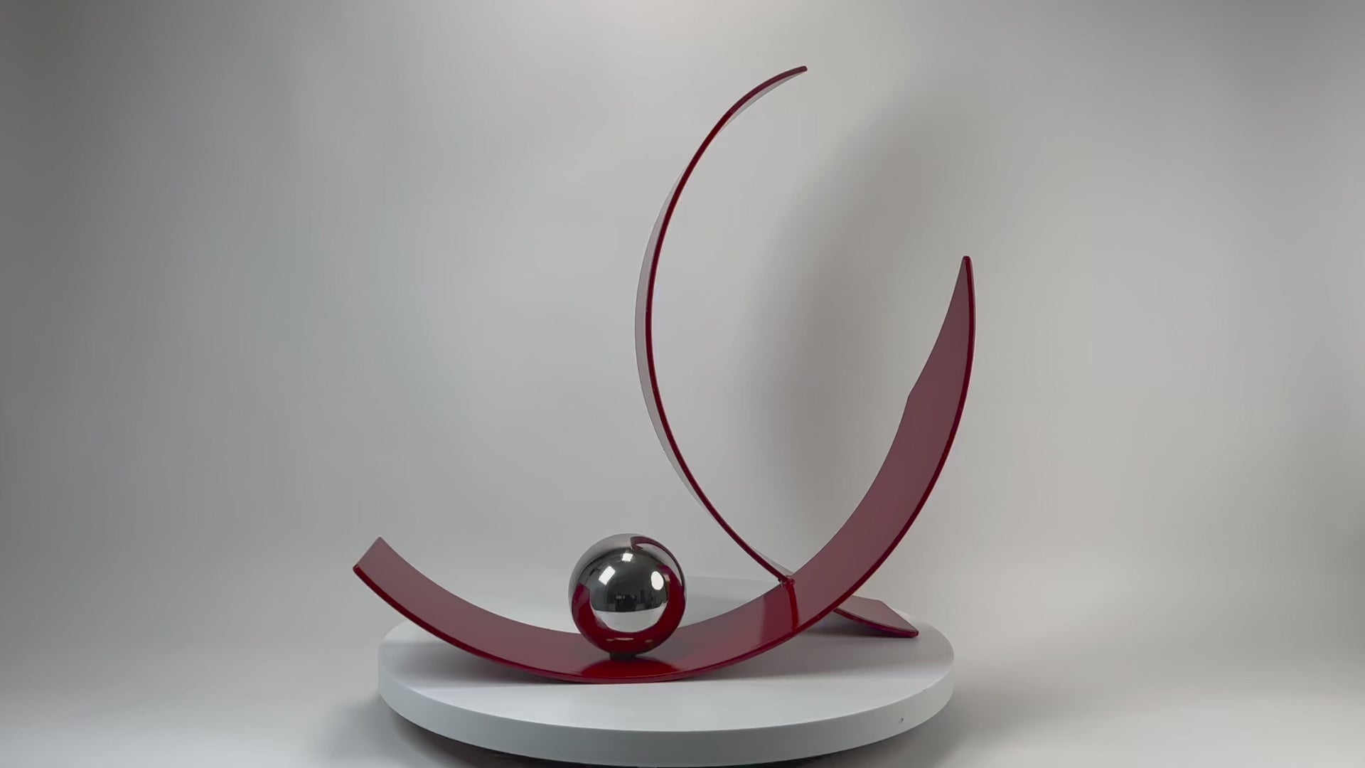 Contemporary metal sculpture series Orbit by Ottawa artist Timothy Gordon Johnson