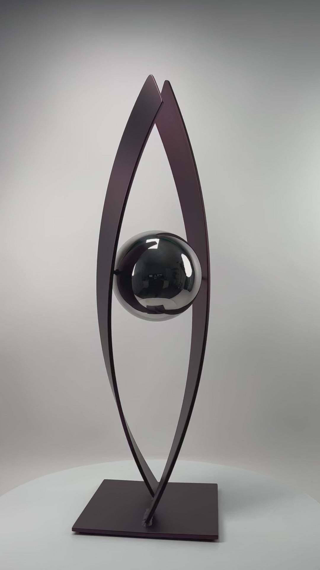 Contemporary metal sculpture series Love Is Presence by Ottawa artist Timothy Gordon Johnson