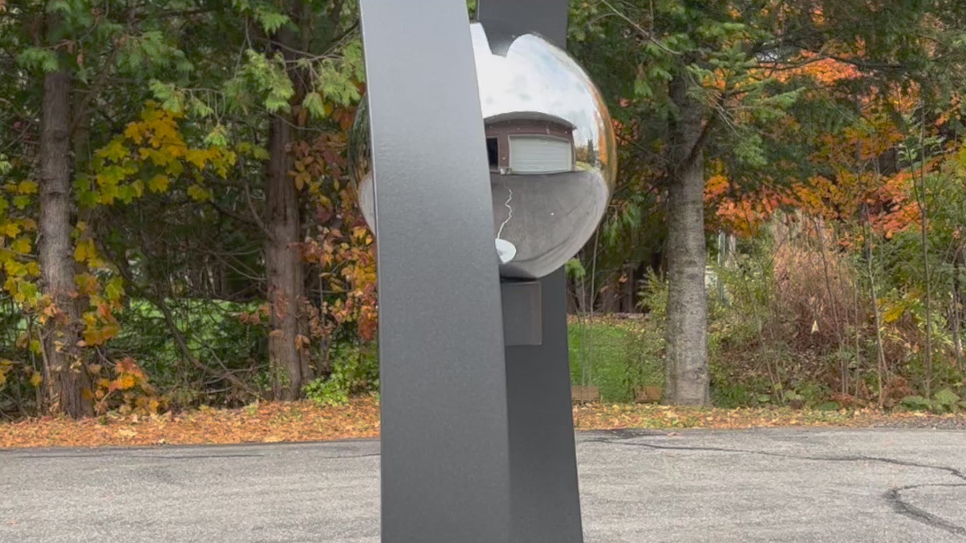 Contemporary metal sculpture Love Is Presence by Ottawa artist Timothy Gordon Johnson