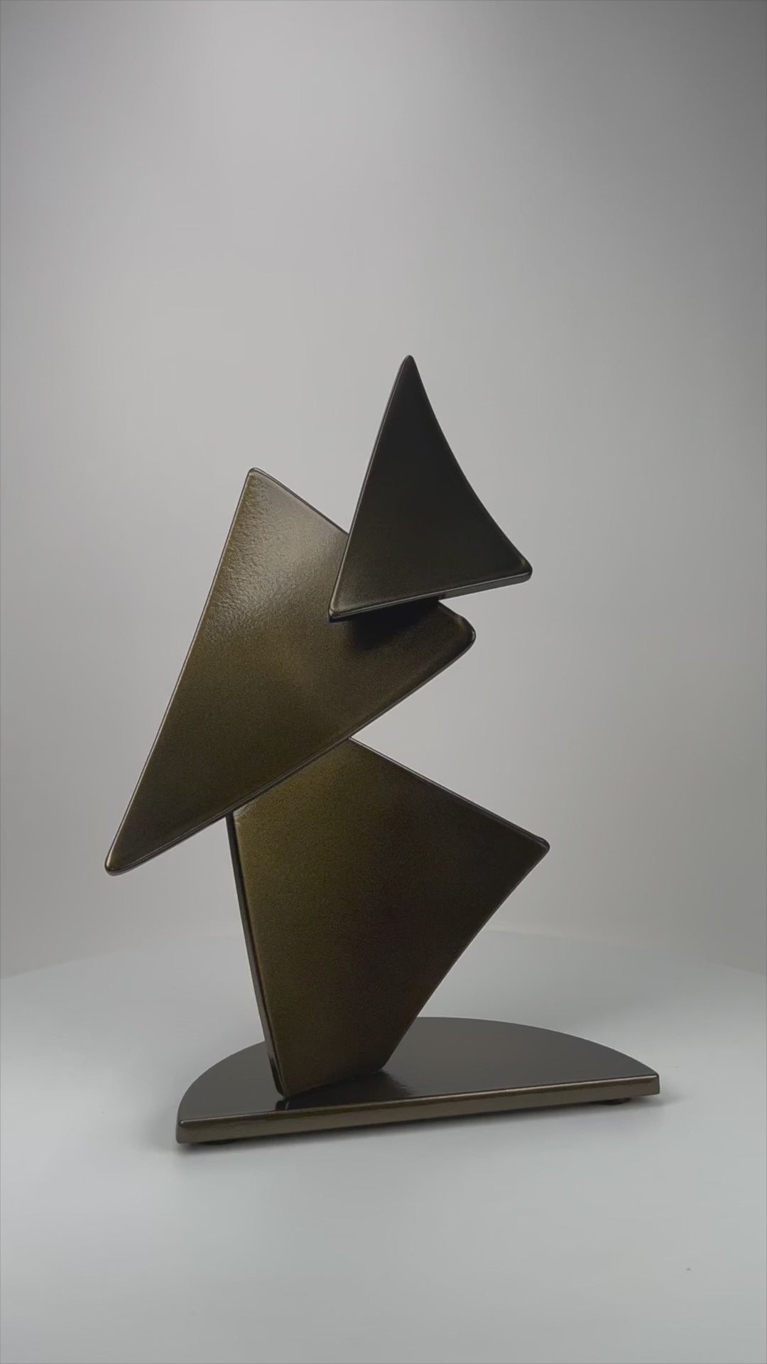 Gordon Johnson Art contemporary metal sculpture, a modern metal art series Flutter by Ottawa artist Timothy Gordon Johnson