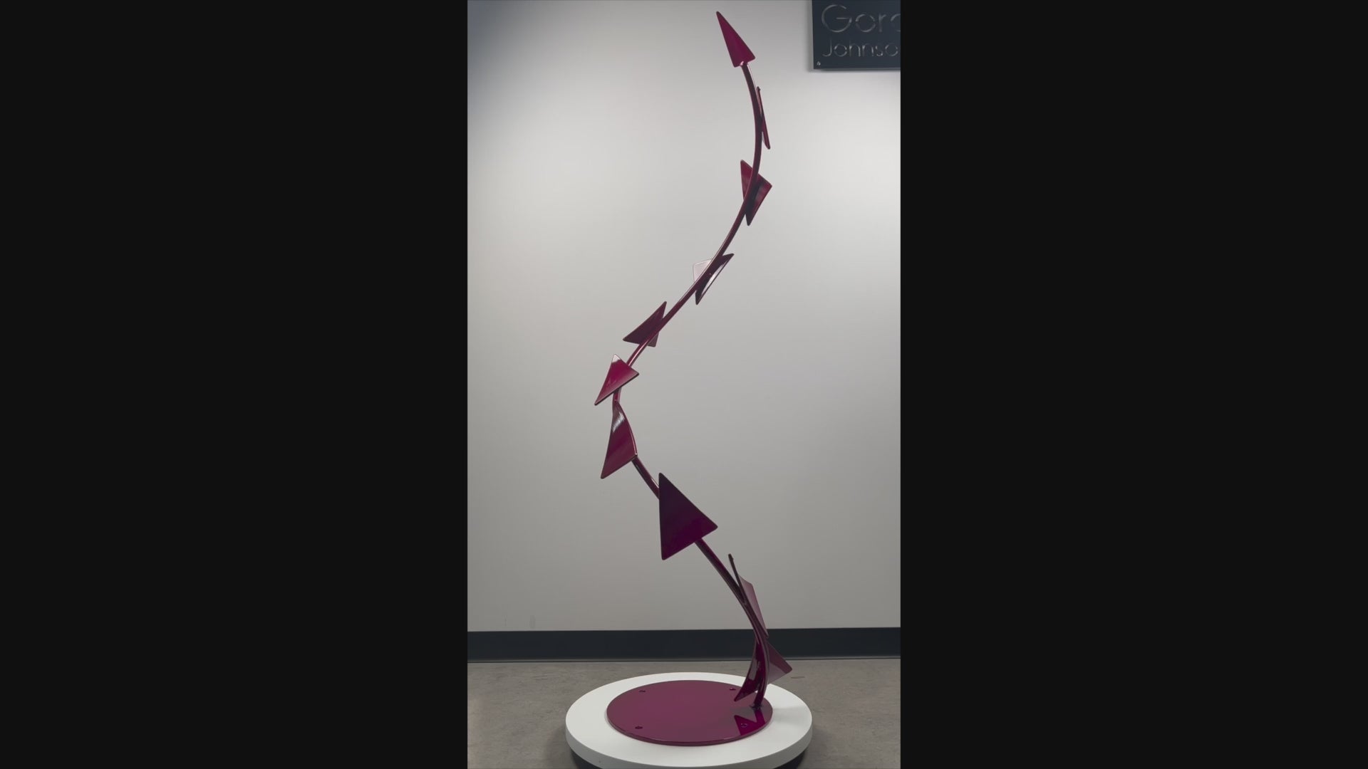 Dragon's Tail - 360 video, Contemporary metal sculpture by Ottawa artist Timothy Gordon Johnson 