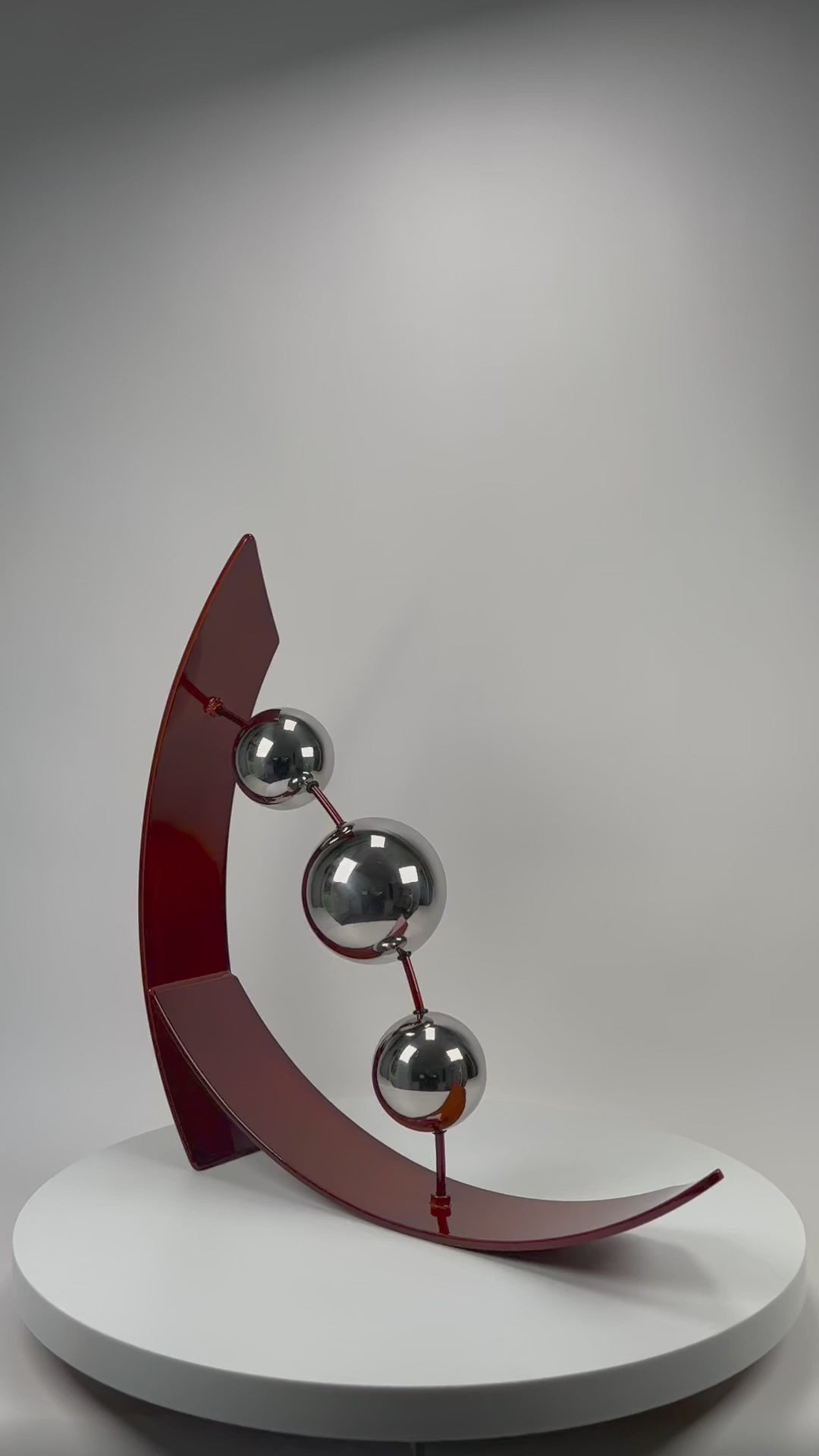 Contemporary metal sculpture series Orbit by Ottawa artist Timothy Gordon Johnson