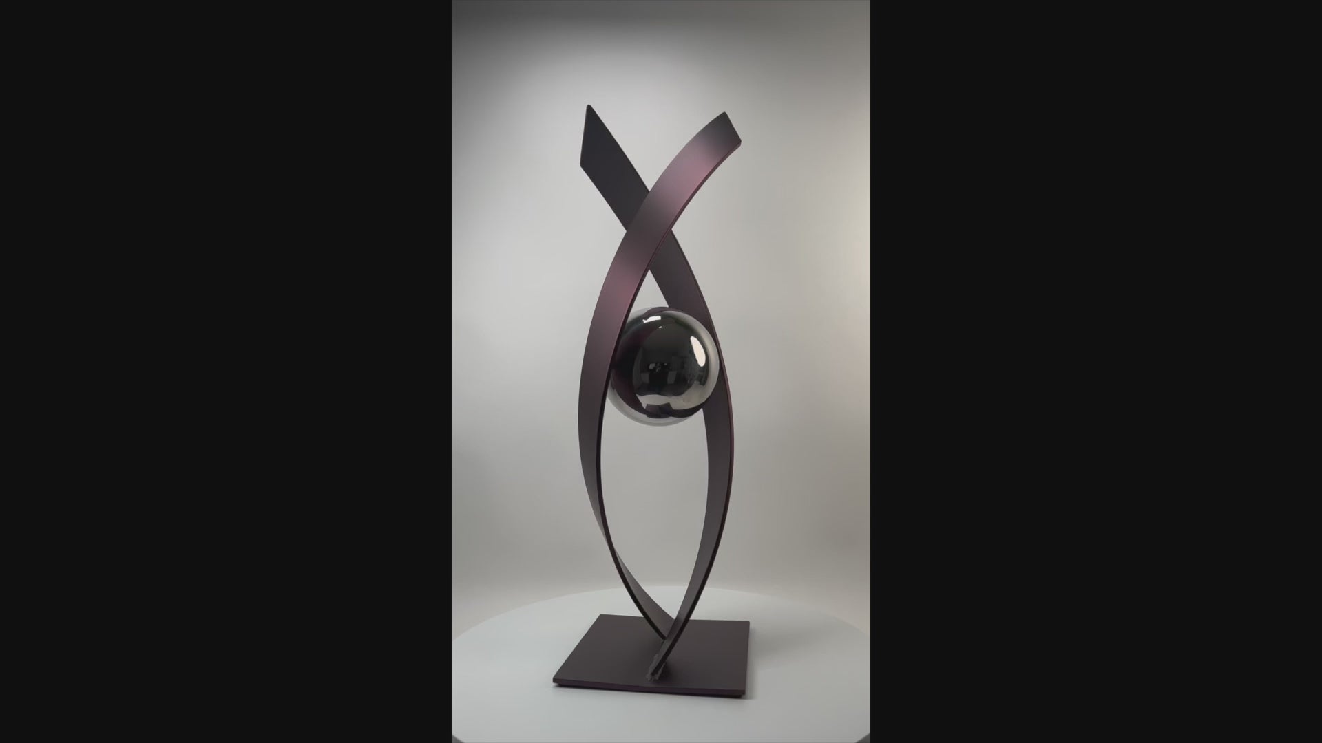 Contemporary metal sculpture series Love Is Presence by Ottawa artist Timothy Gordon Johnson