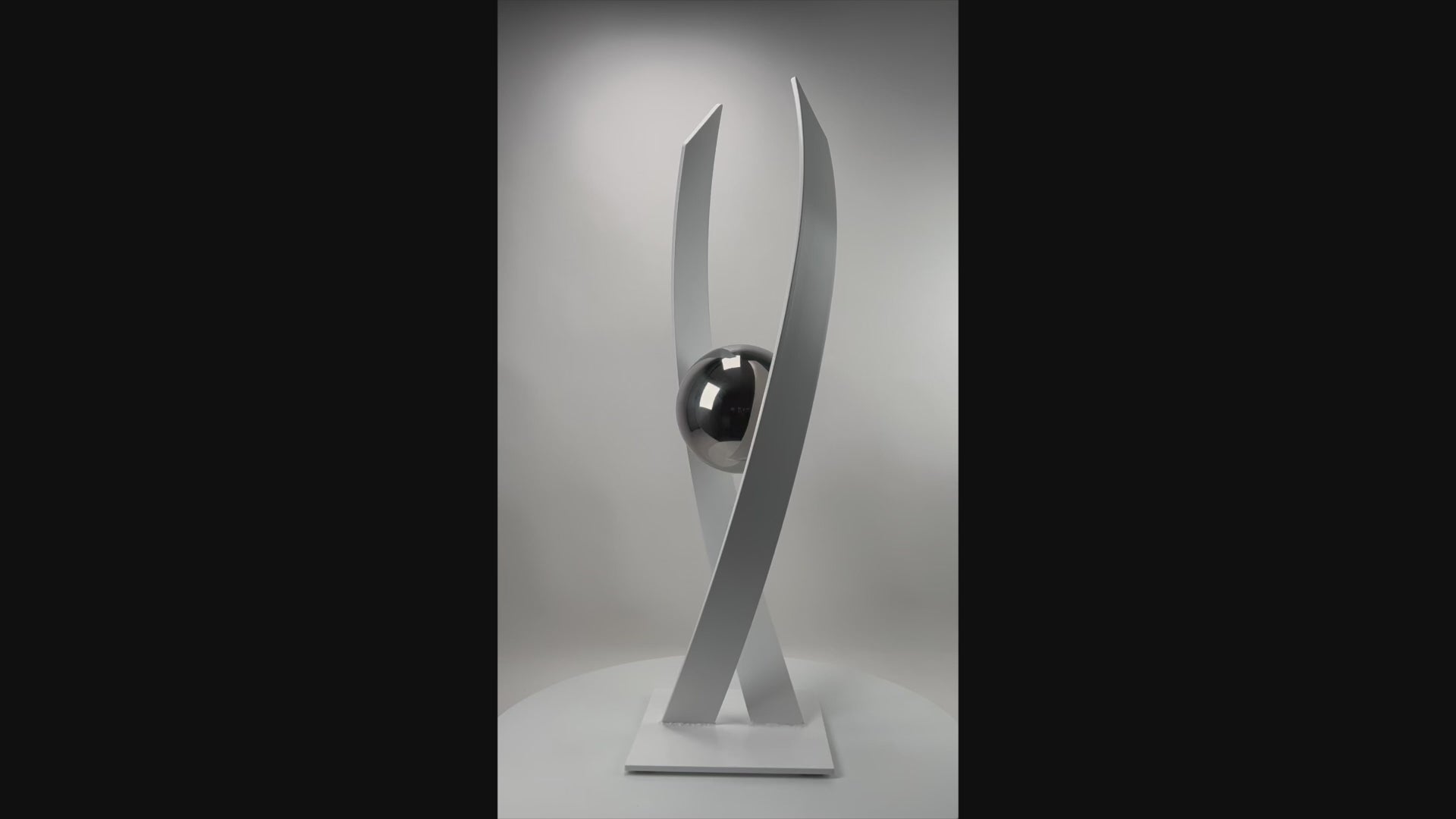 Contemporary metal sculpture series Love Is Presence by Ottawa artist Timothy Gordon Johnson