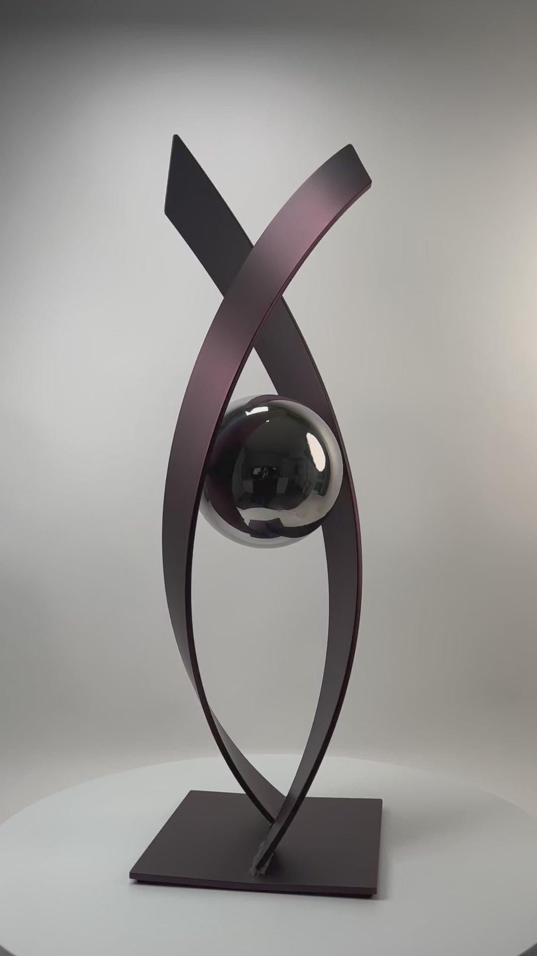 Contemporary metal sculpture series Love Is Presence by Ottawa artist Timothy Gordon Johnson