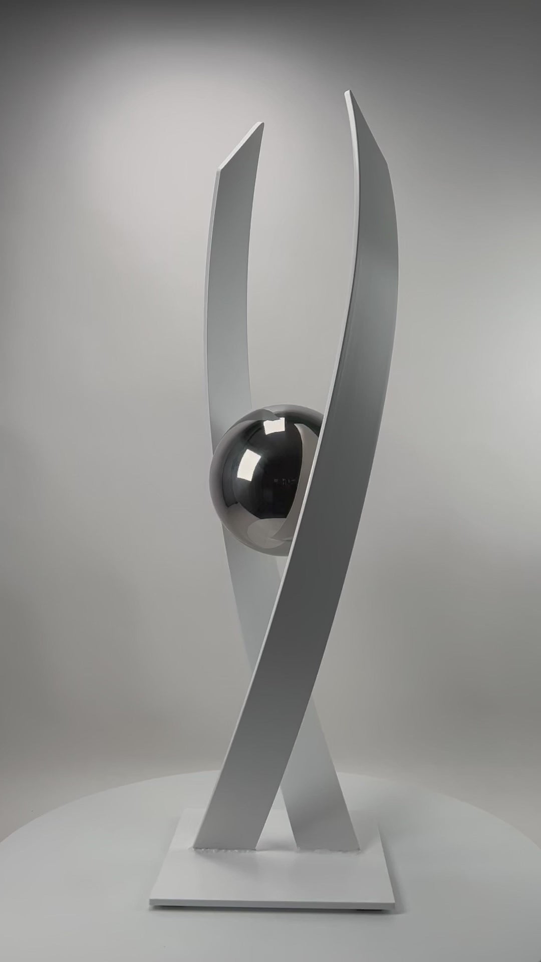 Contemporary metal sculpture series Love Is Presence by Ottawa artist Timothy Gordon Johnson