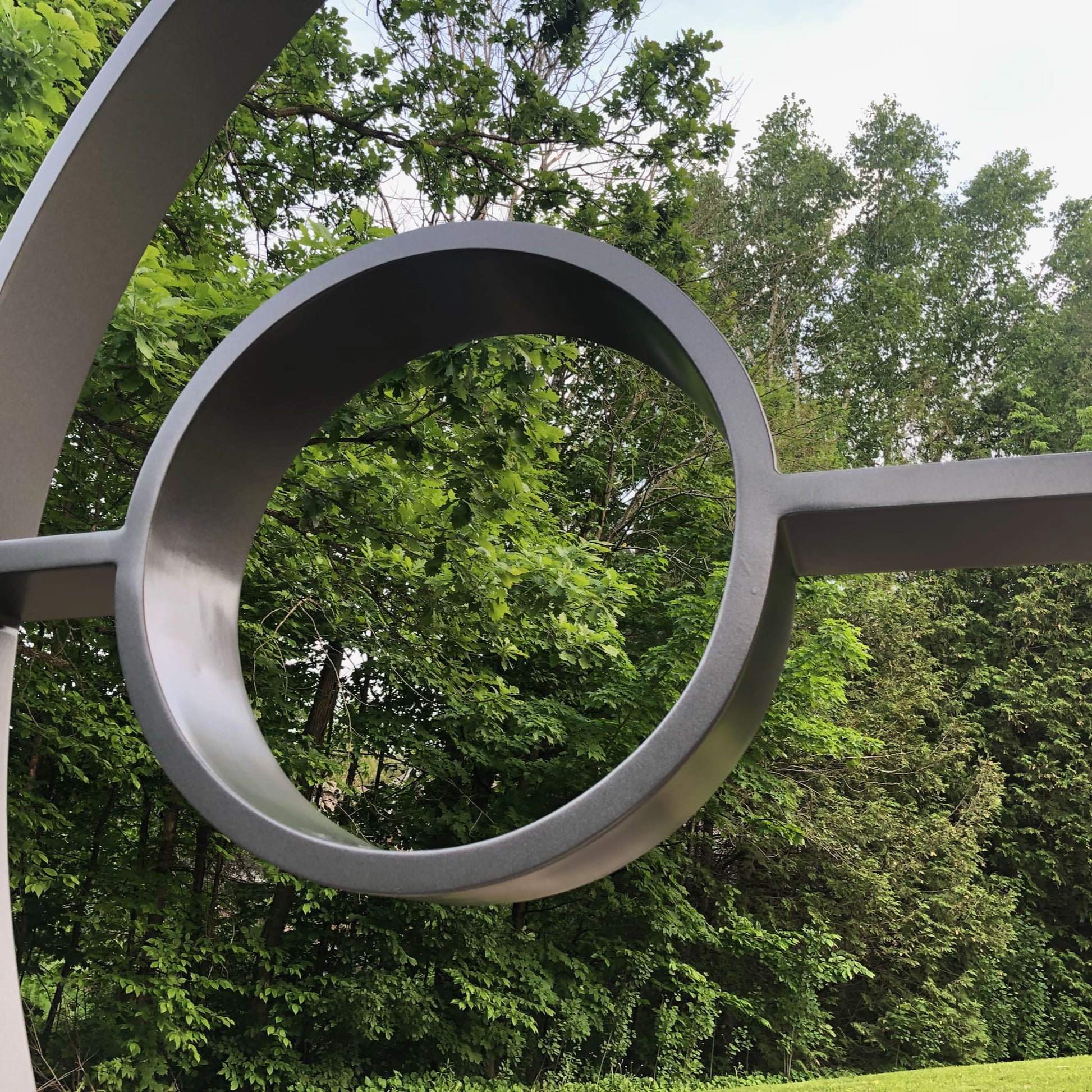 Hello World - Contemporary metal sculpture by Ottawa artist Timothy Gordon Johnson