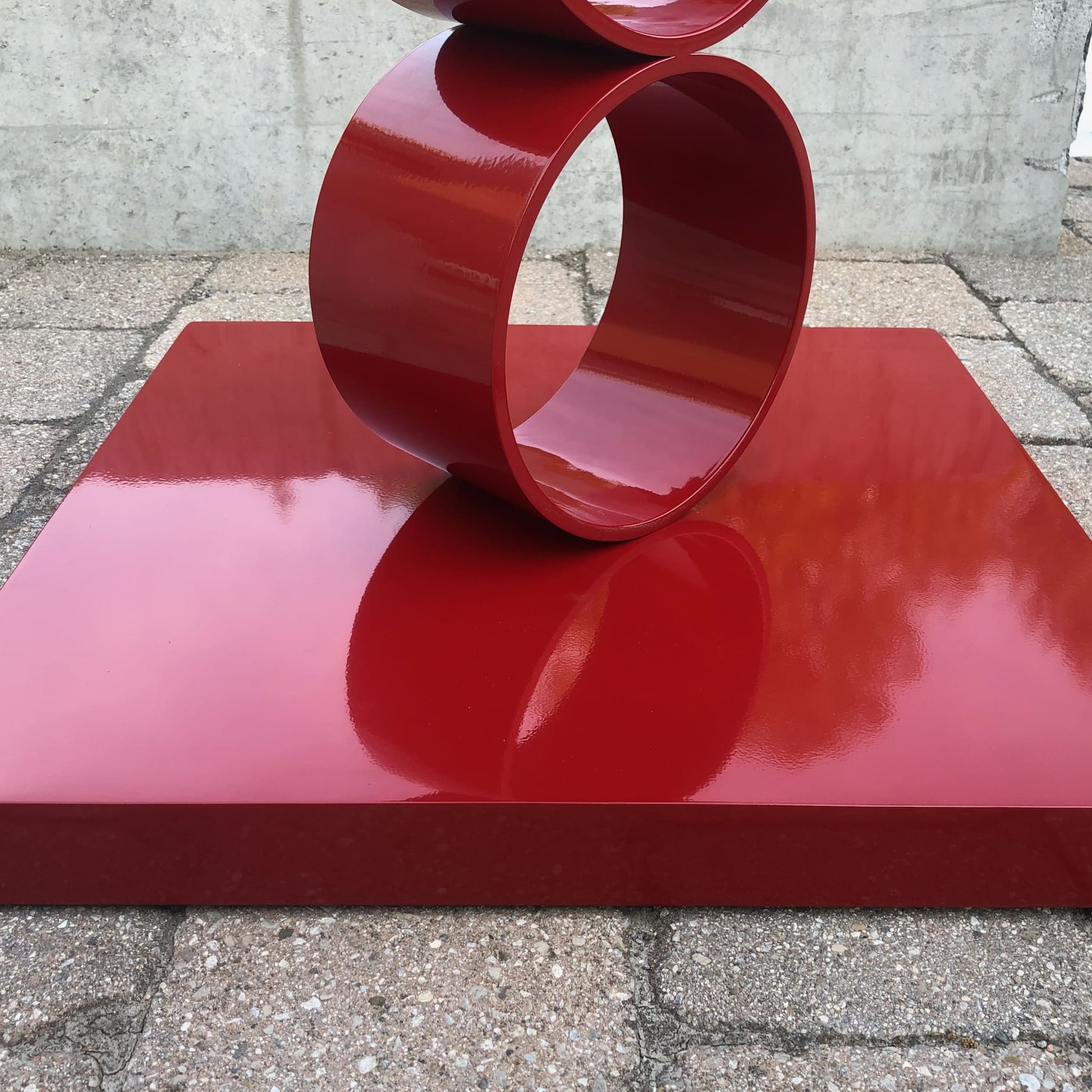 Of Five Rings - Contemporary metal sculpture by Ottawa artist Timothy Gordon Johnson