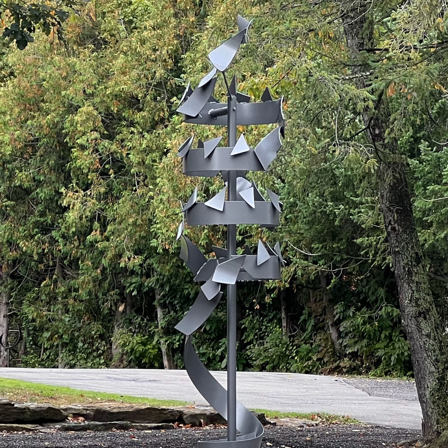 Learning To Soar - Contemporary metal sculpture by Ottawa artist Timothy Gordon Johnson