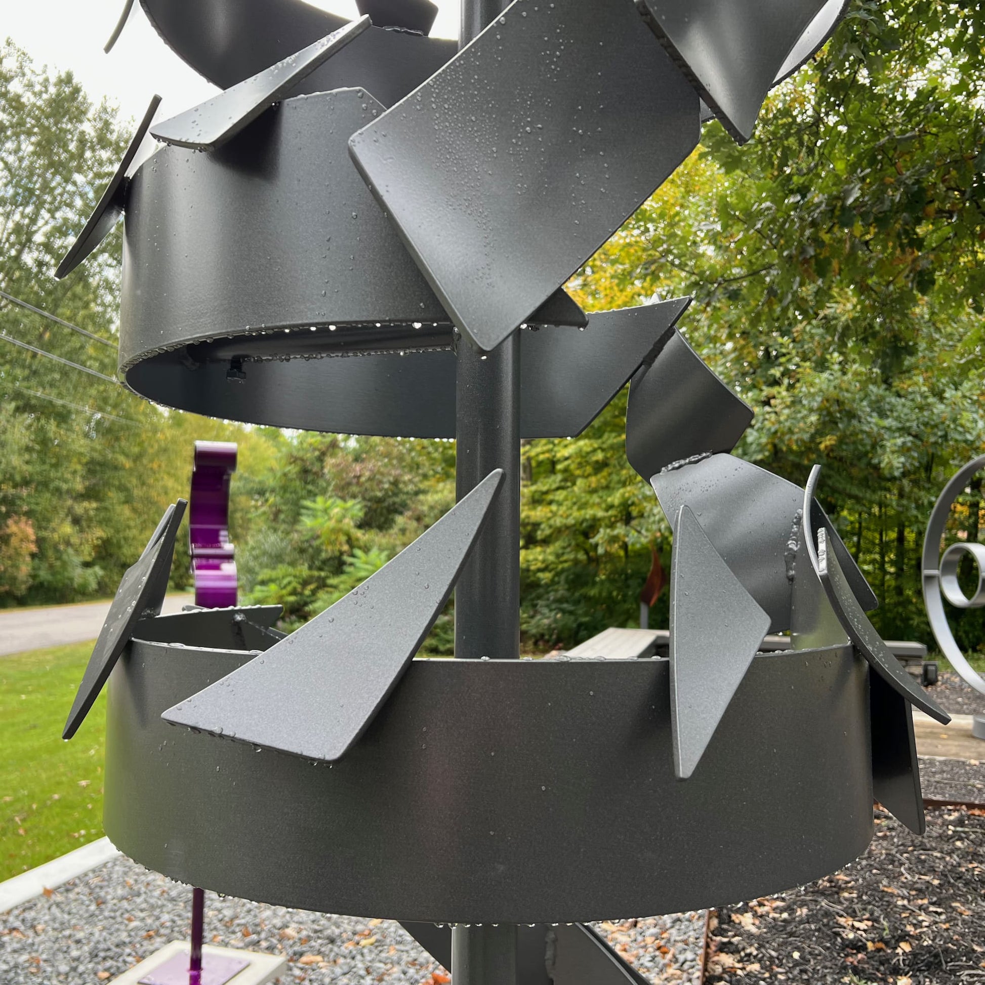 Learning To Soar - Contemporary metal sculpture by Ottawa artist Timothy Gordon Johnson