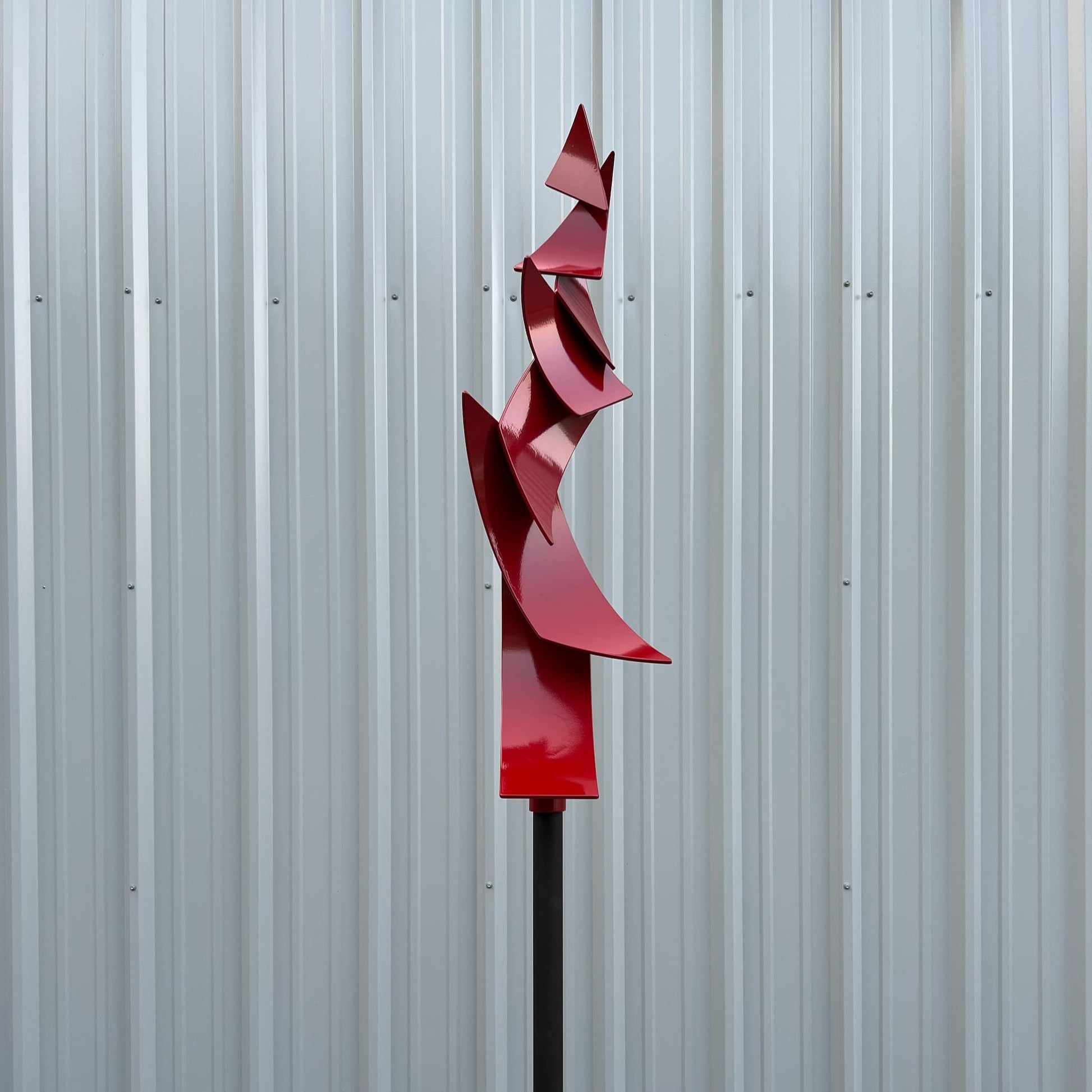 Polygon Flight - Contemporary metal sculpture by Ottawa artist Timothy Gordon Johnson