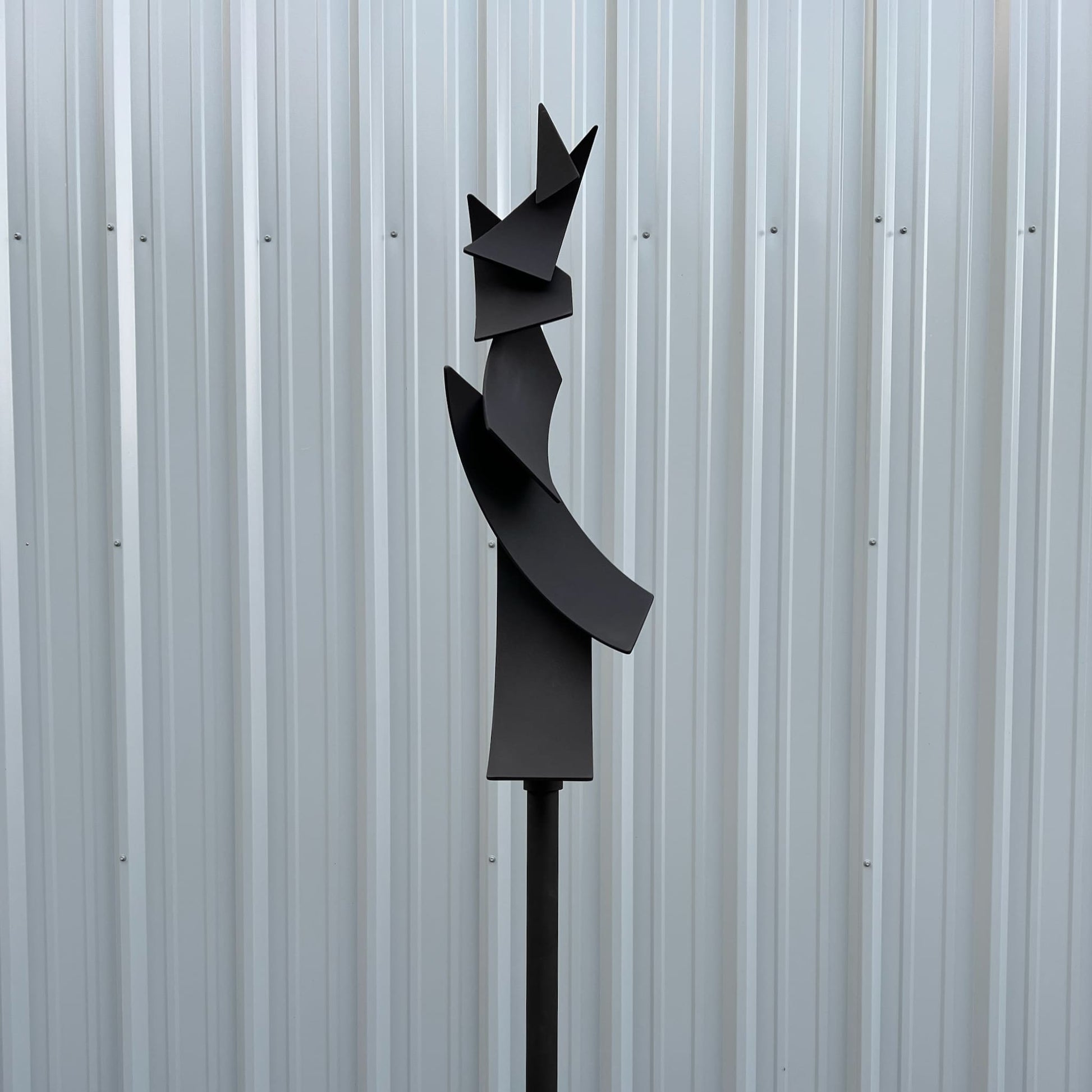 Polygon Flight - Contemporary metal sculpture by Ottawa artist Timothy Gordon Johnson