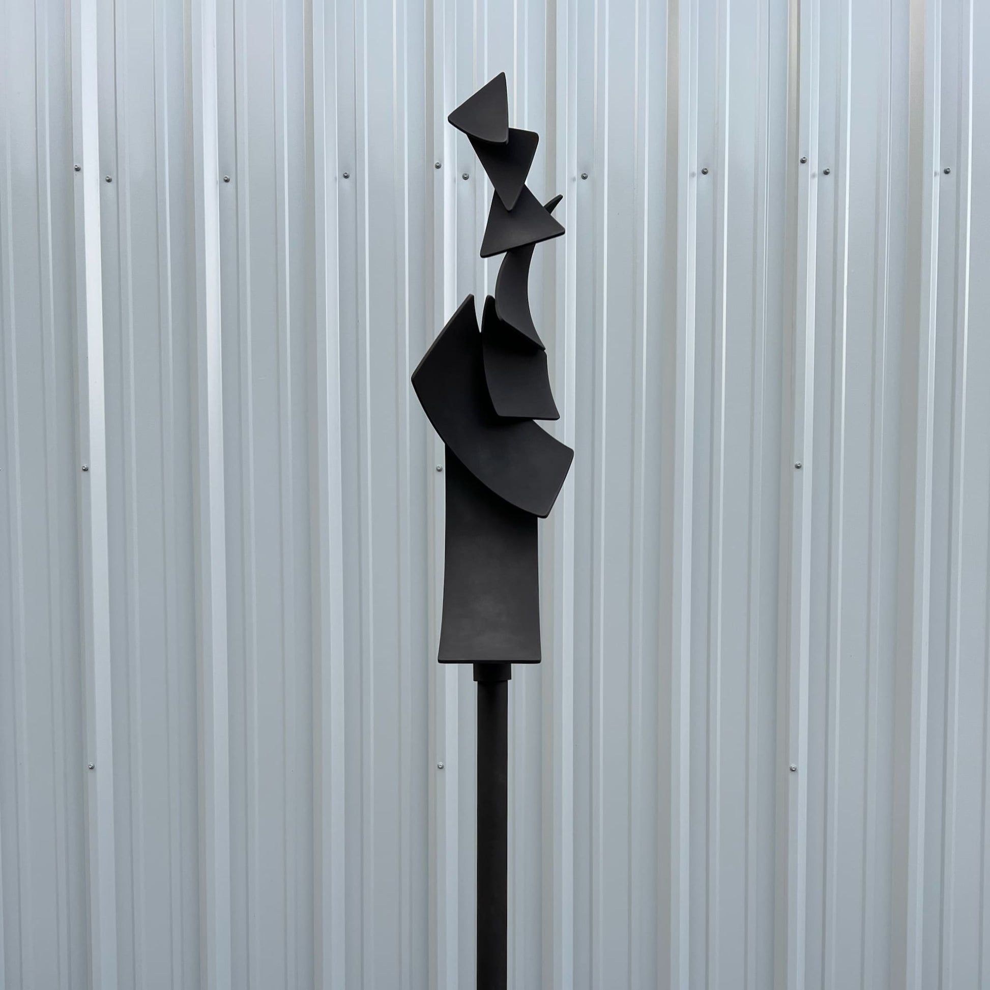 Polygon Flight - Contemporary metal sculpture by Ottawa artist Timothy Gordon Johnson