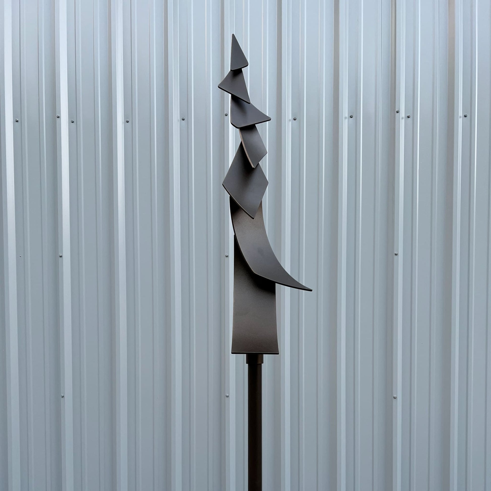 Polygon Flight - Contemporary metal sculpture by Ottawa artist Timothy Gordon Johnson