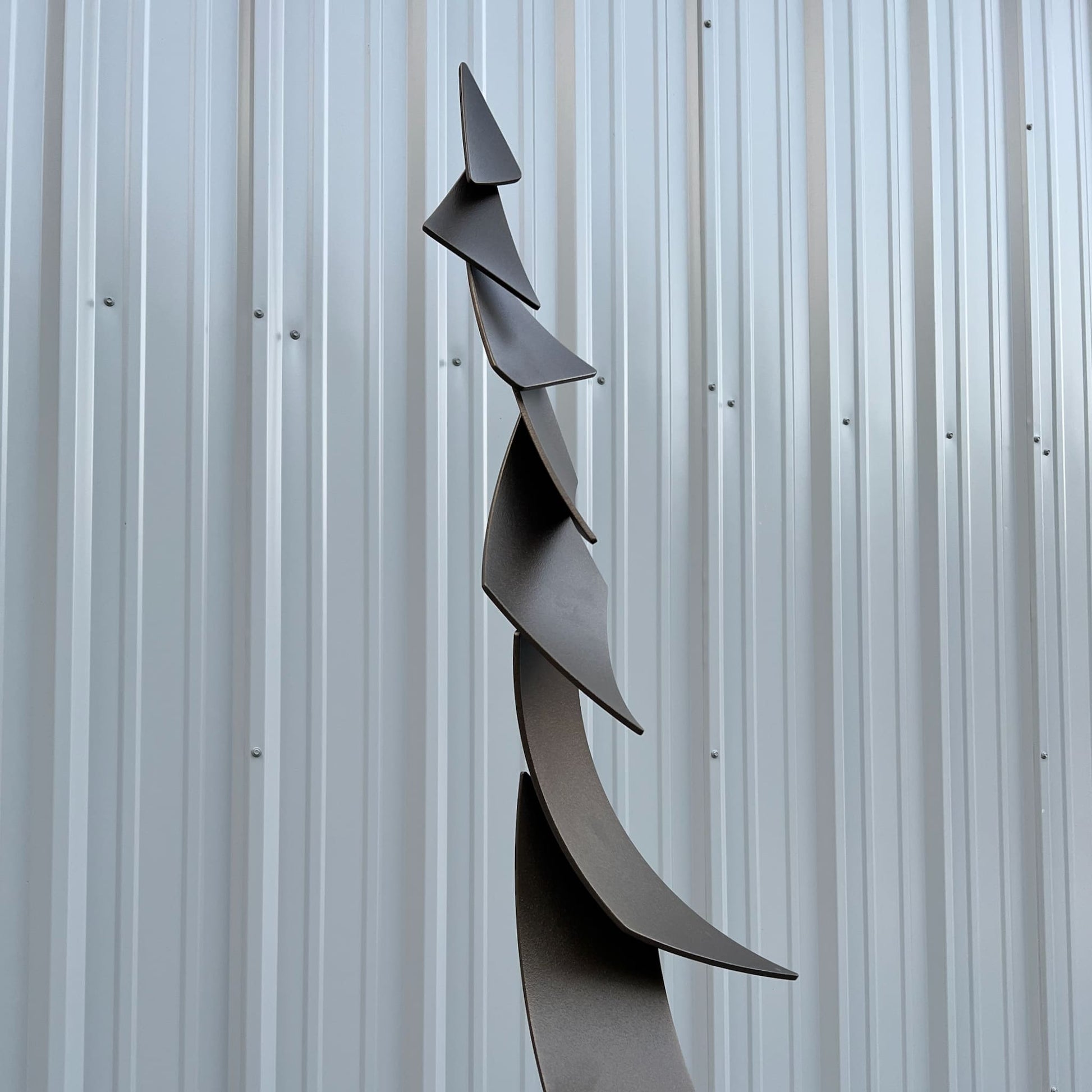 Polygon Flight - Contemporary metal sculpture by Ottawa artist Timothy Gordon Johnson