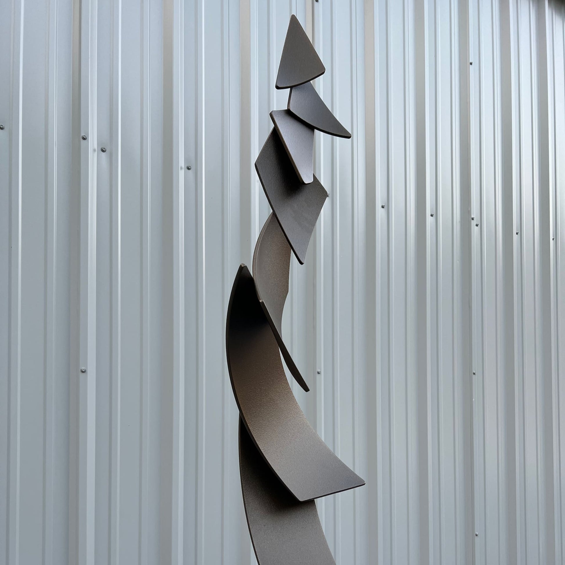 Polygon Flight - Contemporary metal sculpture by Ottawa artist Timothy Gordon Johnson