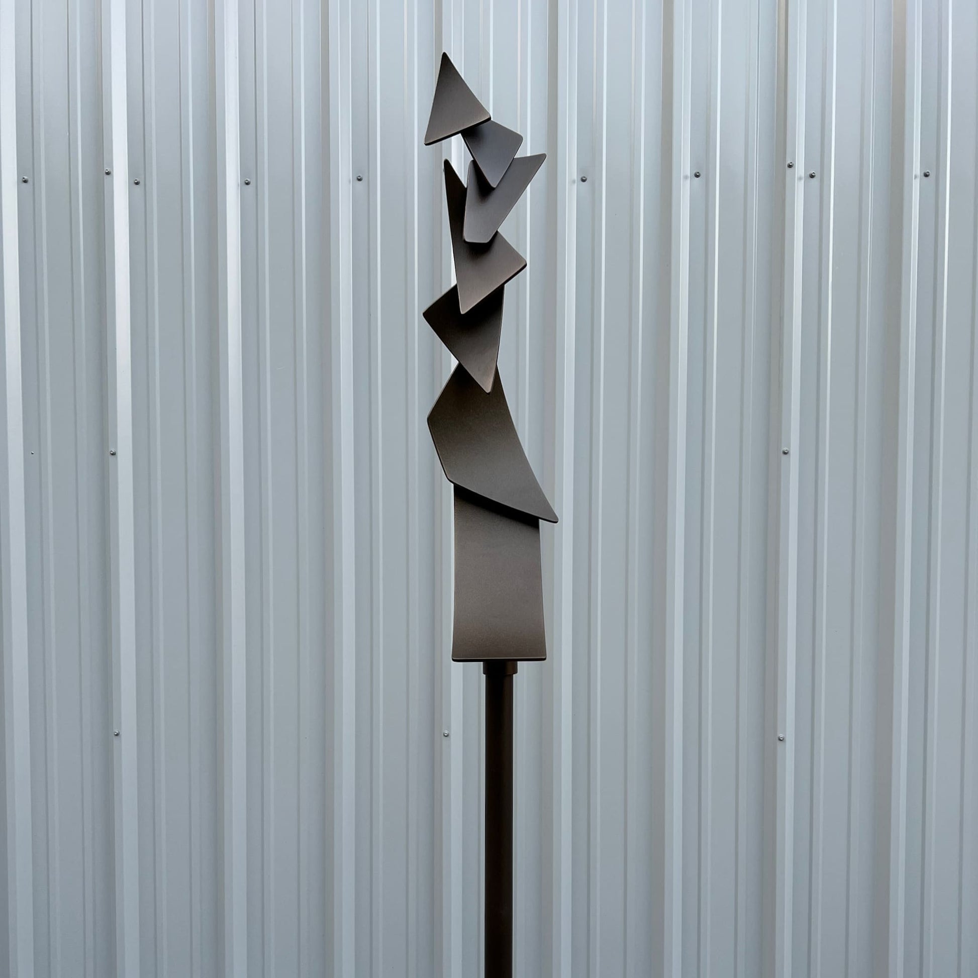 Polygon Flight - Contemporary metal sculpture by Ottawa artist Timothy Gordon Johnson