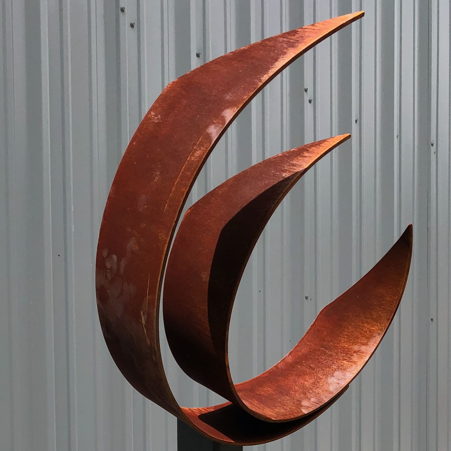 Point Pelee - Contemporary metal sculpture by Ottawa artist Timothy Gordon Johnson