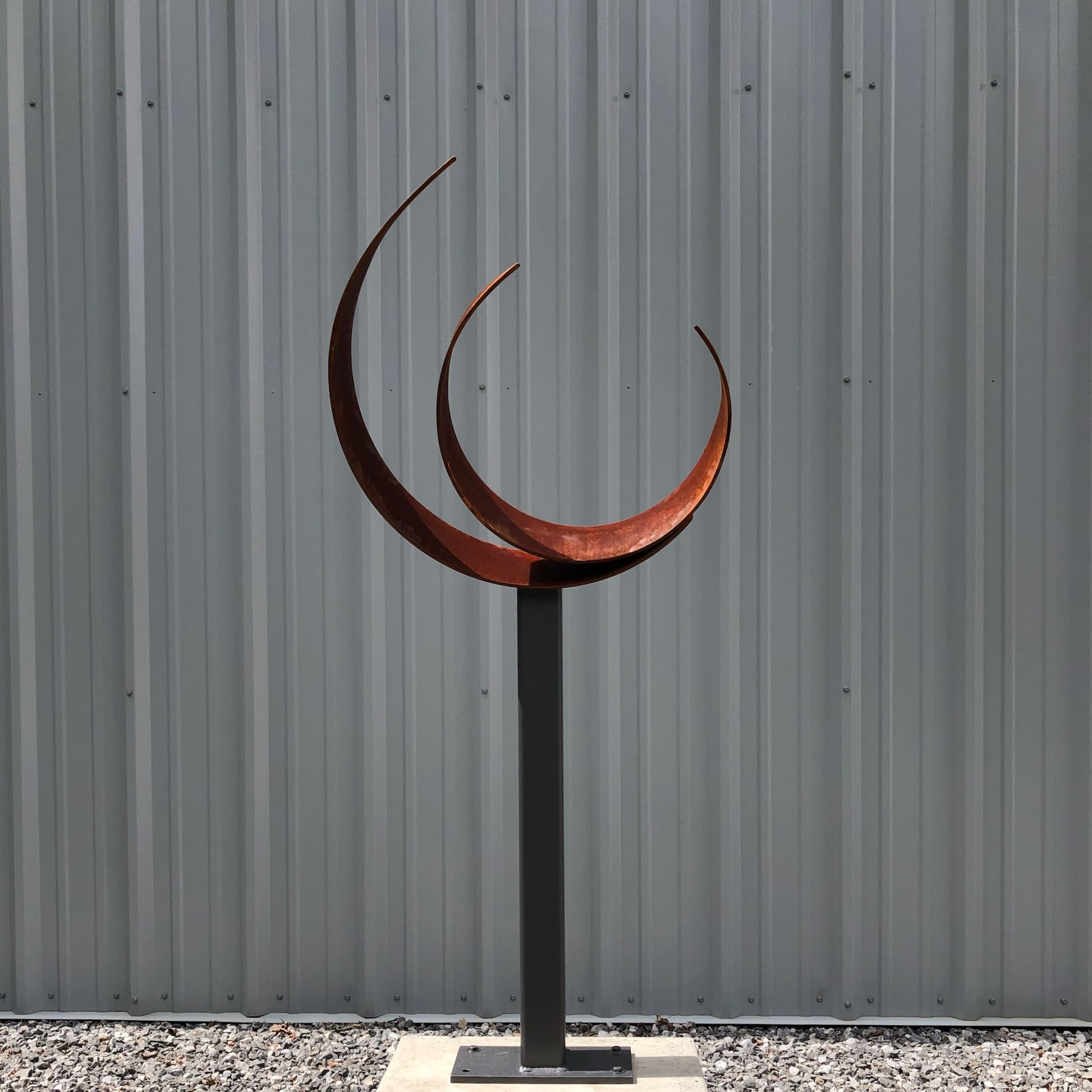 Point Pelee - Contemporary metal sculpture by Ottawa artist Timothy Gordon Johnson