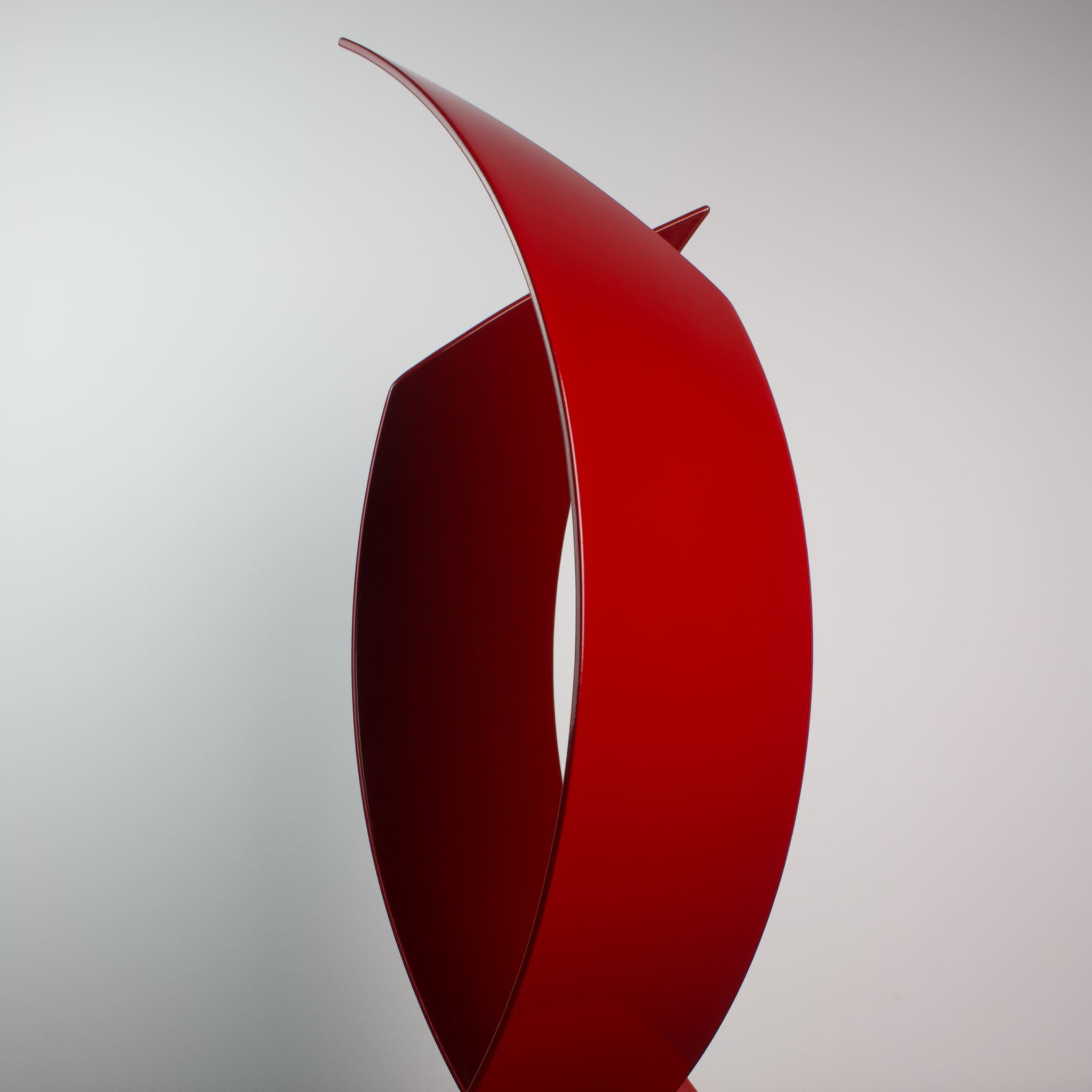 Contemporary metal sculpture Twin Flame by Ottawa artist Timothy Gordon Johnson