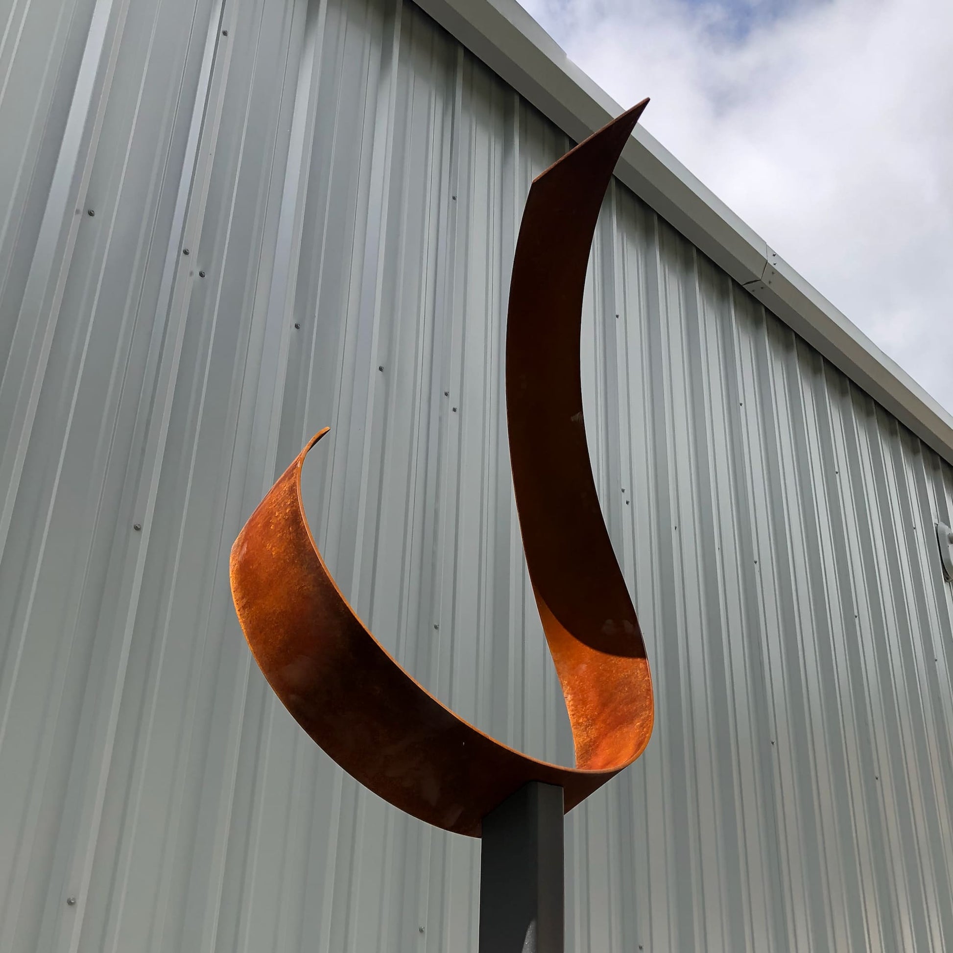  Twist Of Fate - Contemporary metal sculpture by Ottawa artist Timothy Gordon Johnson