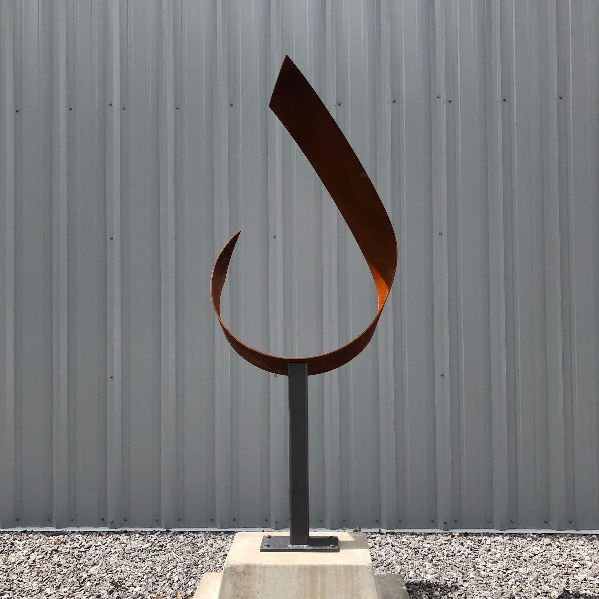  Twist Of Fate - Contemporary metal sculpture by Ottawa artist Timothy Gordon Johnson