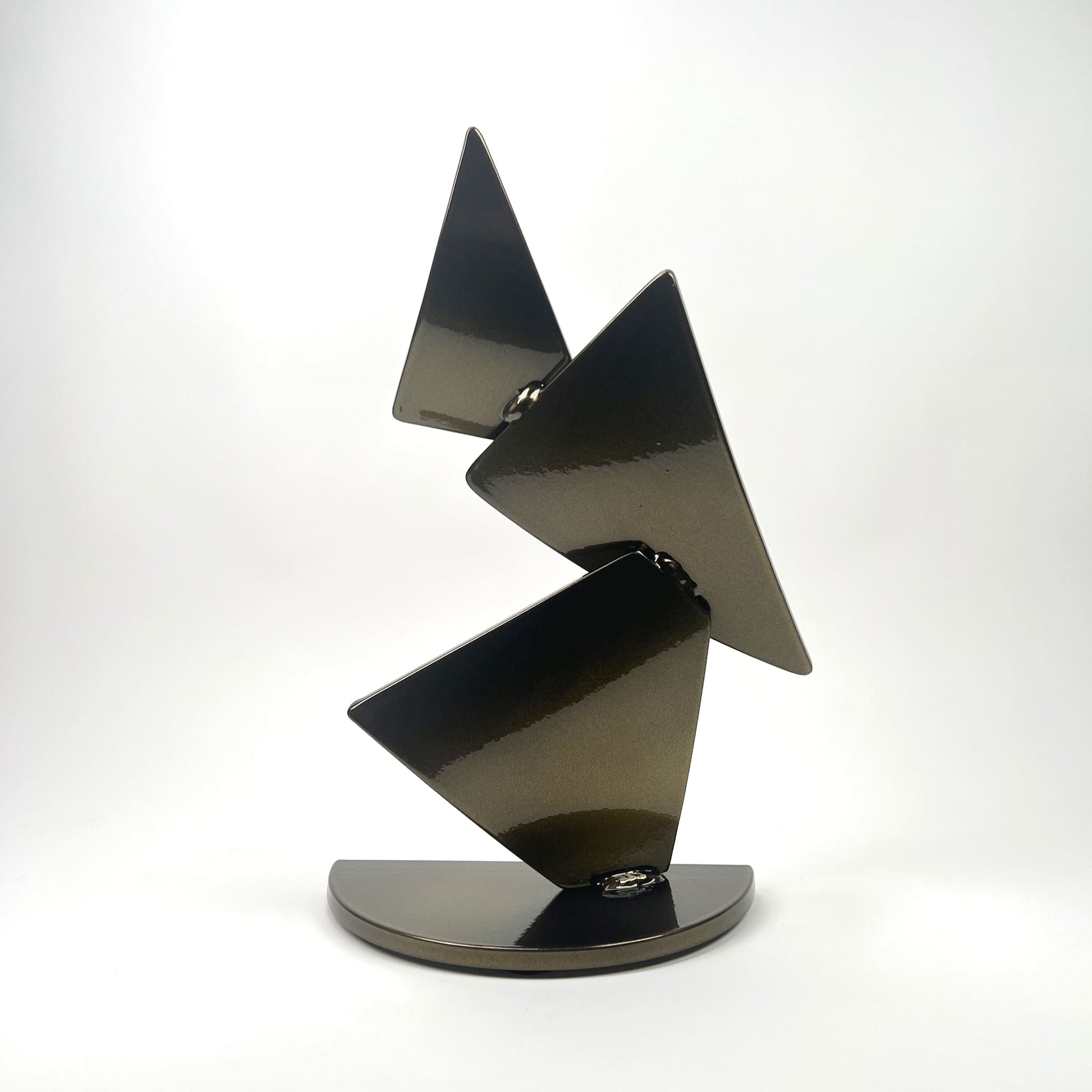 Gordon Johnson Art contemporary metal sculpture, a modern metal art series Flutter by Ottawa artist Timothy Gordon Johnson