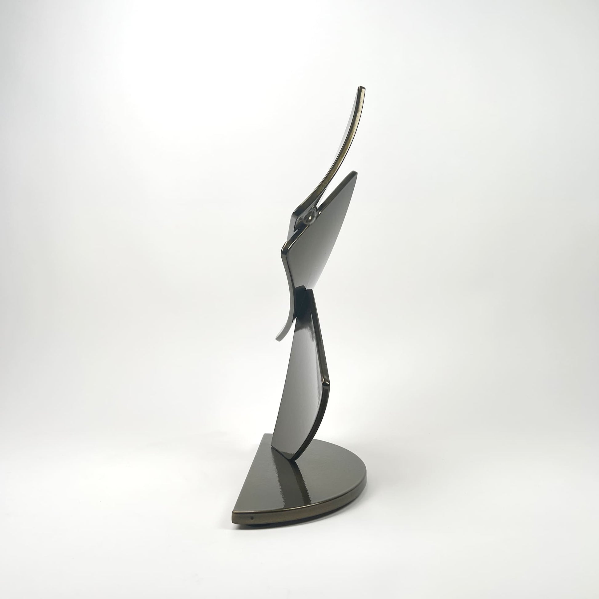 Gordon Johnson Art contemporary metal sculpture, a modern metal art series Flutter by Ottawa artist Timothy Gordon Johnson