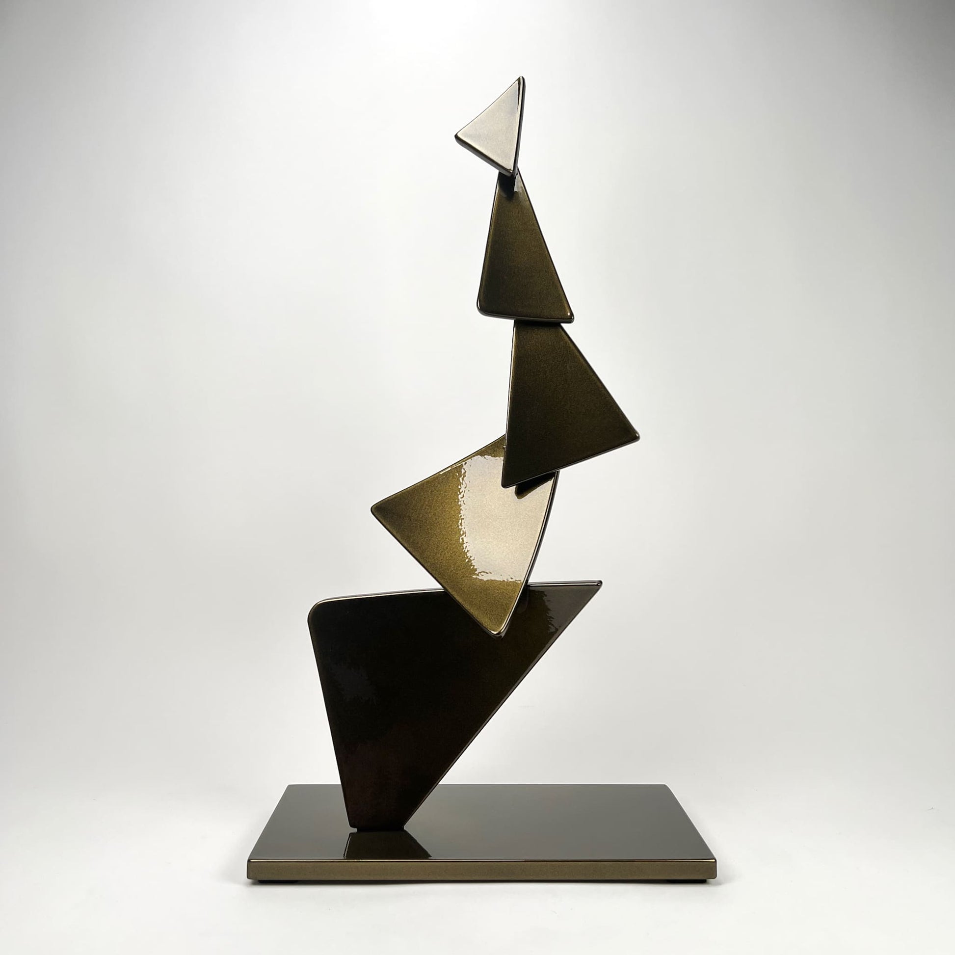 Gordon Johnson Art contemporary metal sculpture, a modern metal art series Flutter by Ottawa artist Timothy Gordon Johnson