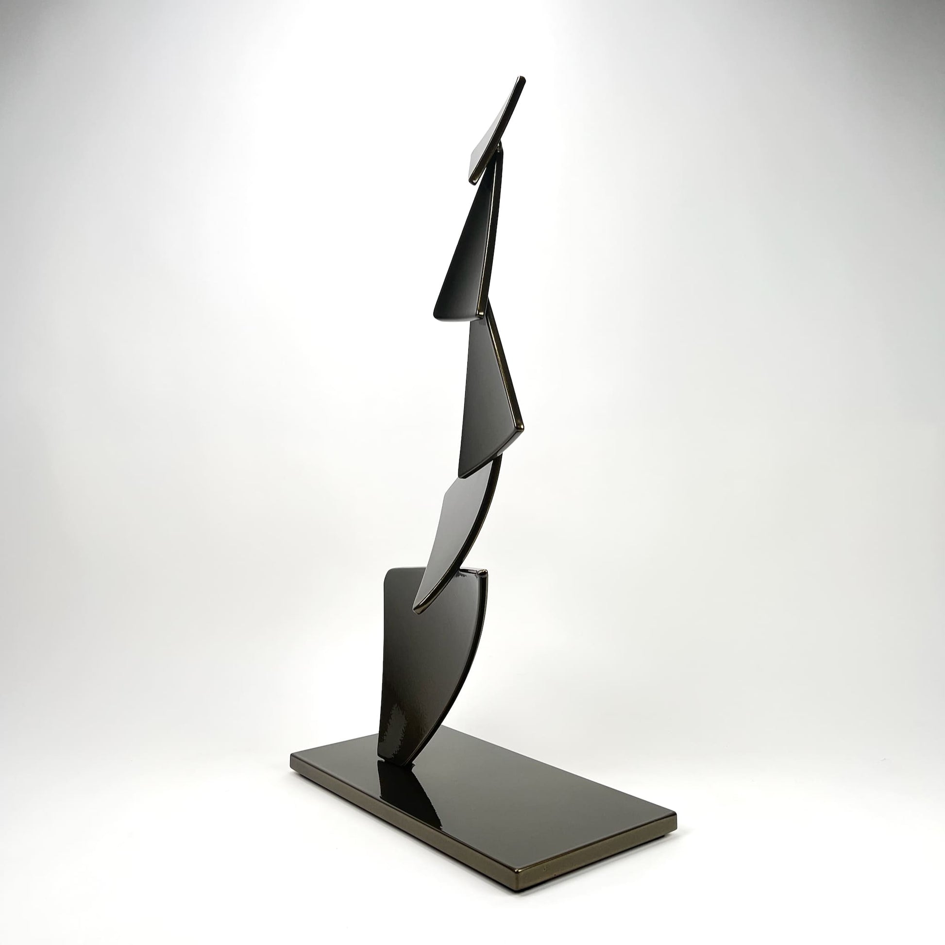 Gordon Johnson Art contemporary metal sculpture, a modern metal art series Flutter by Ottawa artist Timothy Gordon Johnson