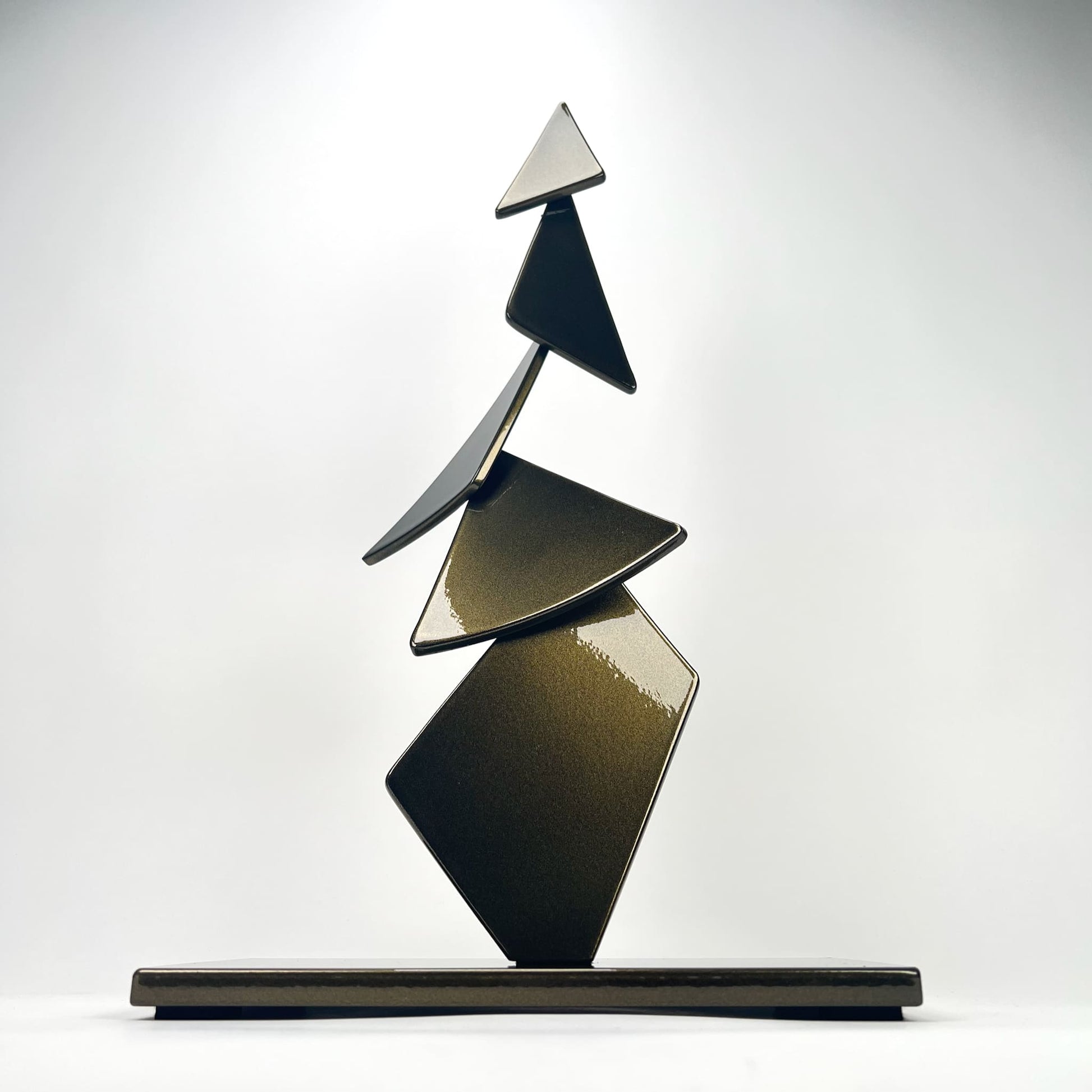 Gordon Johnson Art contemporary metal sculpture, a modern metal art series Flutter by Ottawa artist Timothy Gordon Johnson