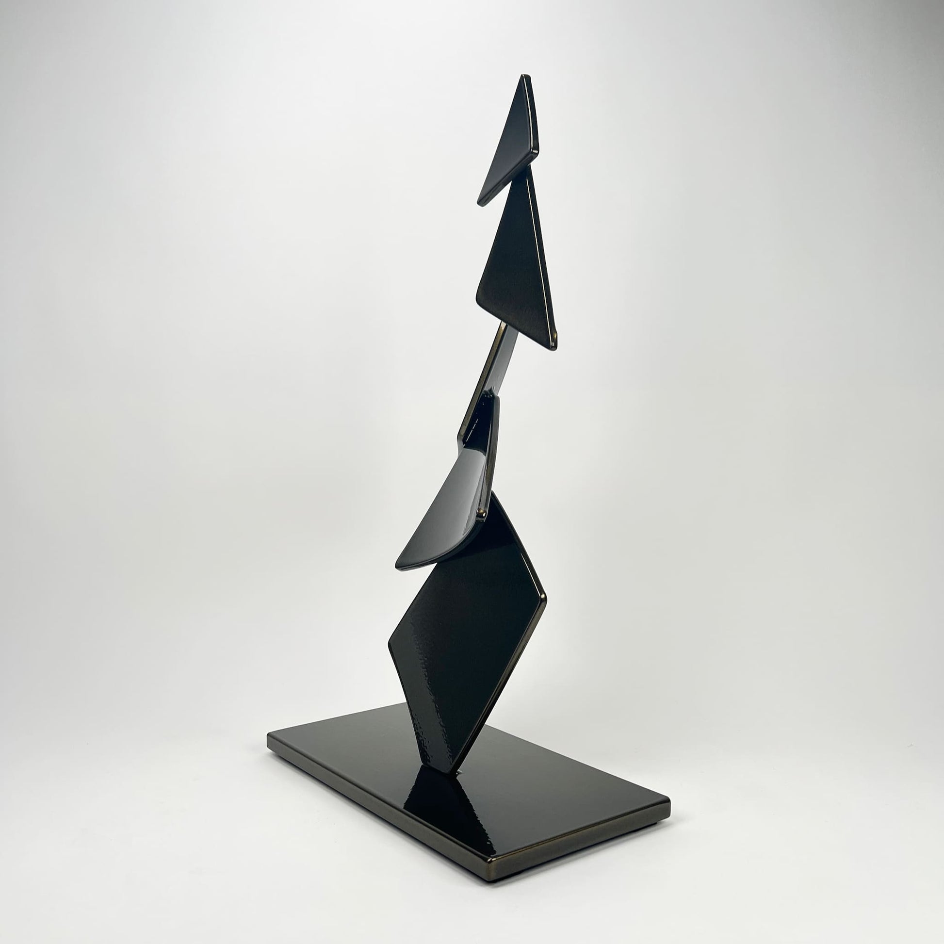 Gordon Johnson Art contemporary metal sculpture, a modern metal art series Flutter by Ottawa artist Timothy Gordon Johnson