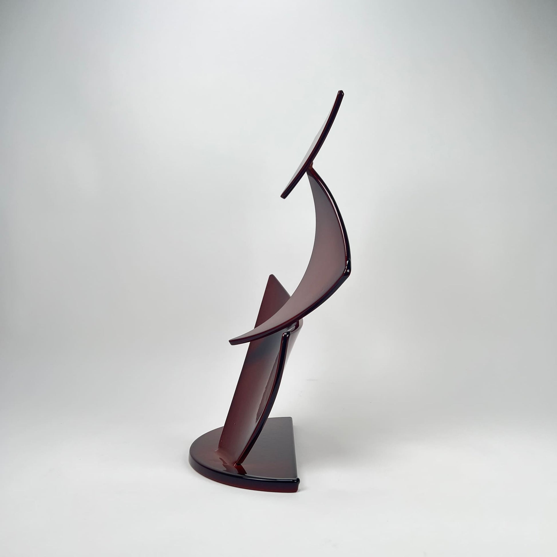 Gordon Johnson Art contemporary metal sculpture, a modern metal art series Flutter by Ottawa artist Timothy Gordon Johnson