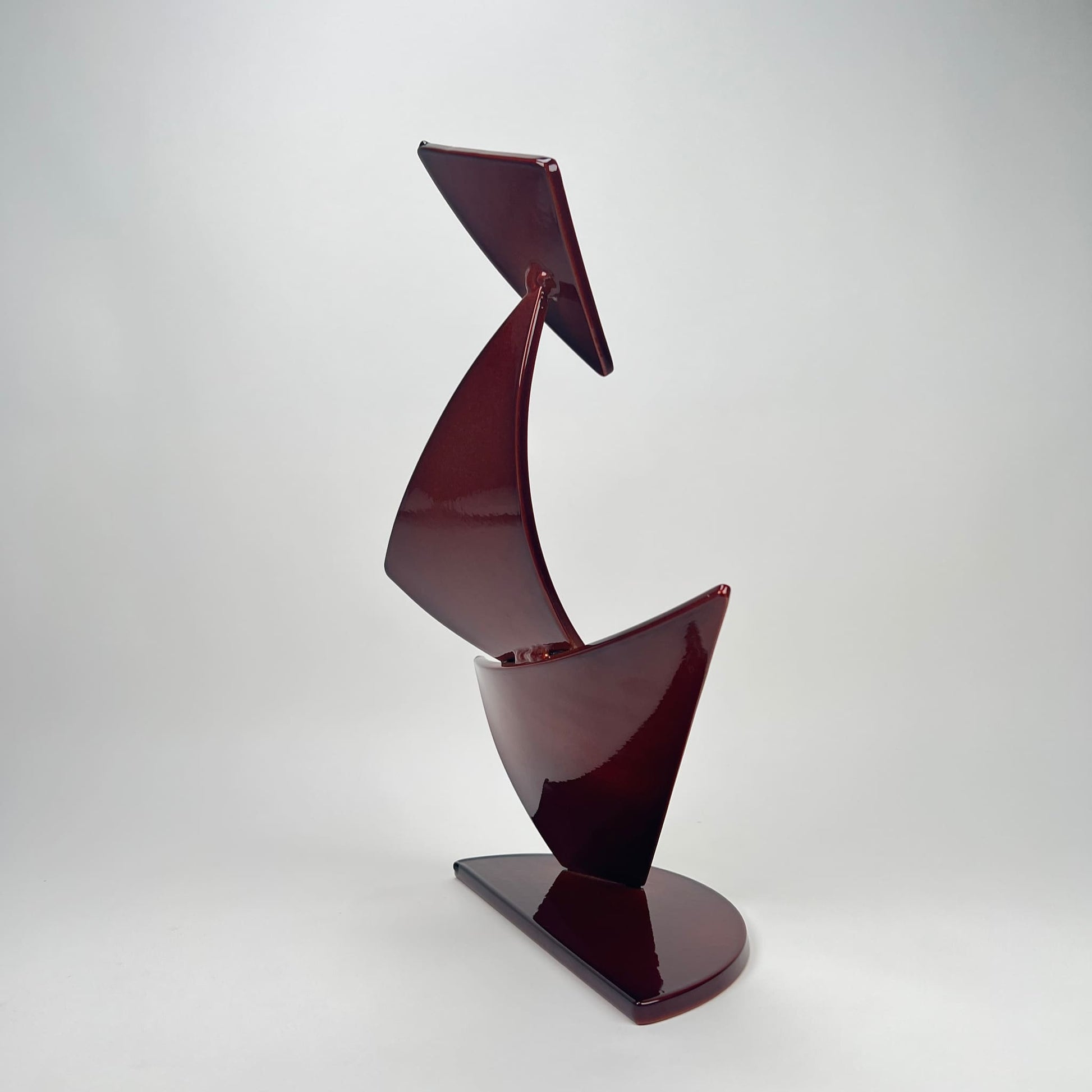 Gordon Johnson Art contemporary metal sculpture, a modern metal art series Flutter by Ottawa artist Timothy Gordon Johnson