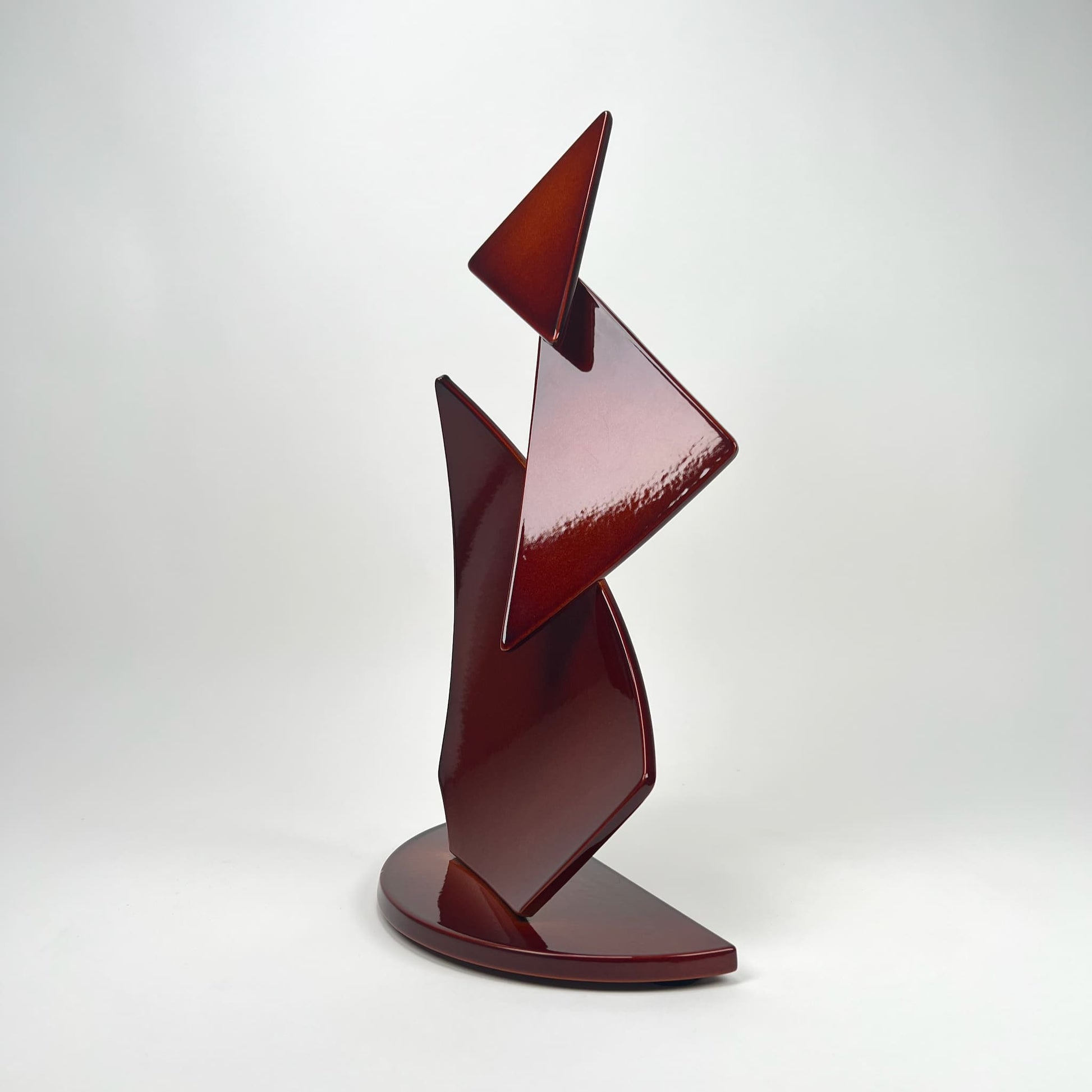 Gordon Johnson Art contemporary metal sculpture, a modern metal art series Flutter by Ottawa artist Timothy Gordon Johnson