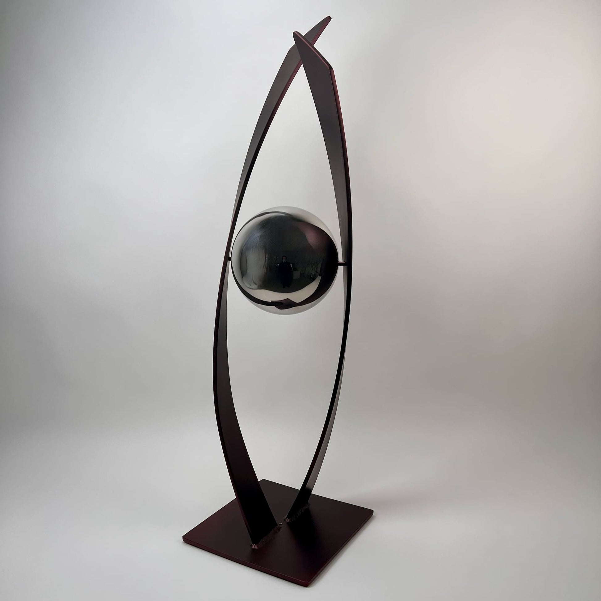 Contemporary metal sculpture series Love Is Presence by Ottawa artist Timothy Gordon Johnson.