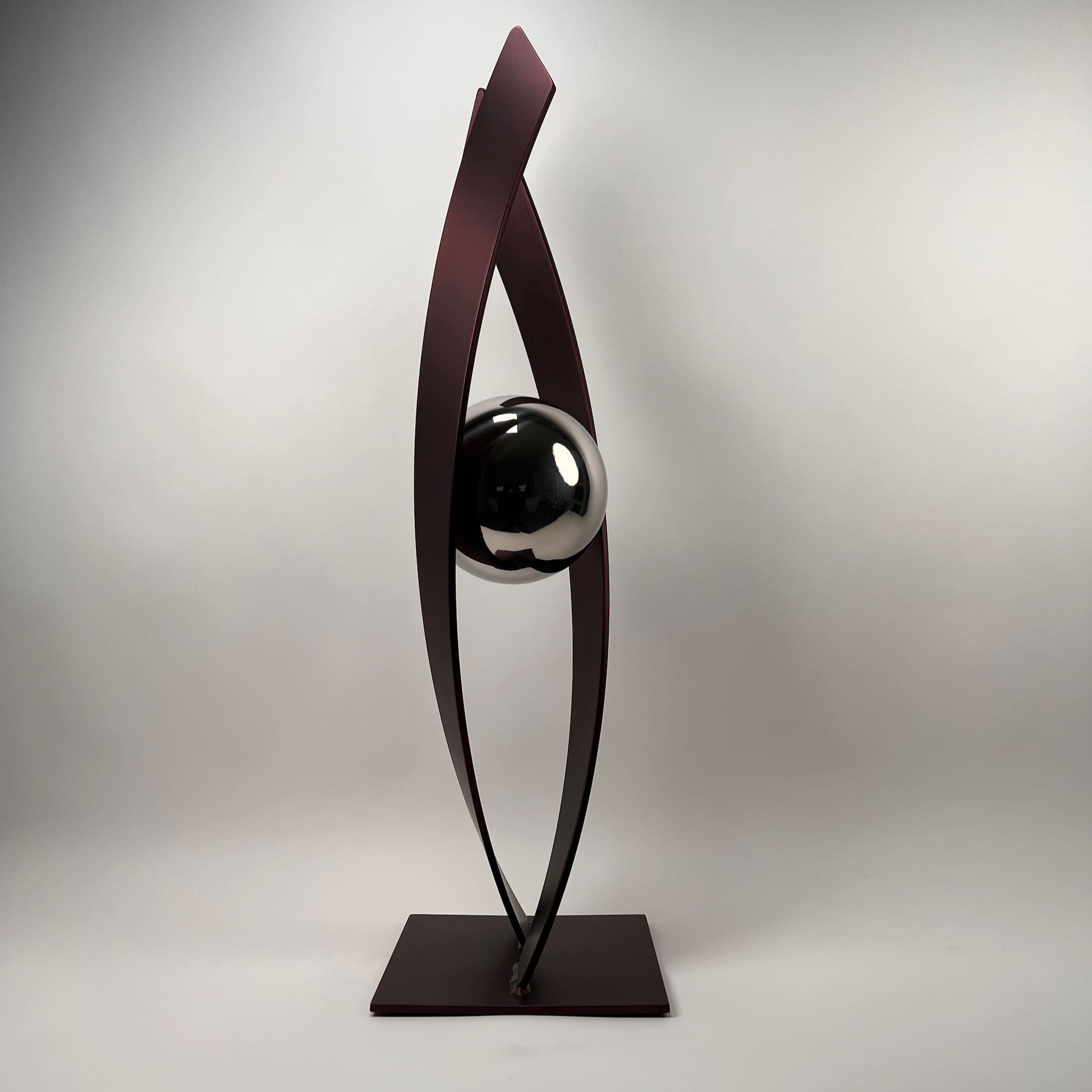 Contemporary metal sculpture series Love Is Presence by Ottawa artist Timothy Gordon Johnson.