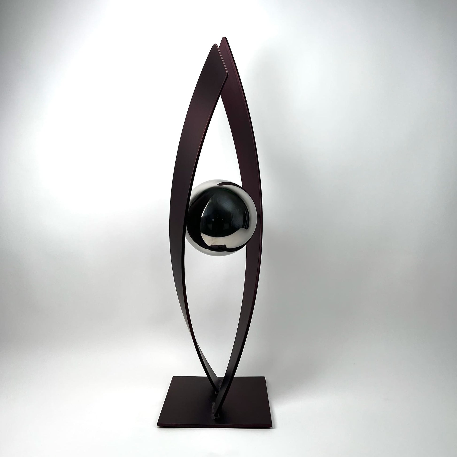 Contemporary metal sculpture series Love Is Presence by Ottawa artist Timothy Gordon Johnson.