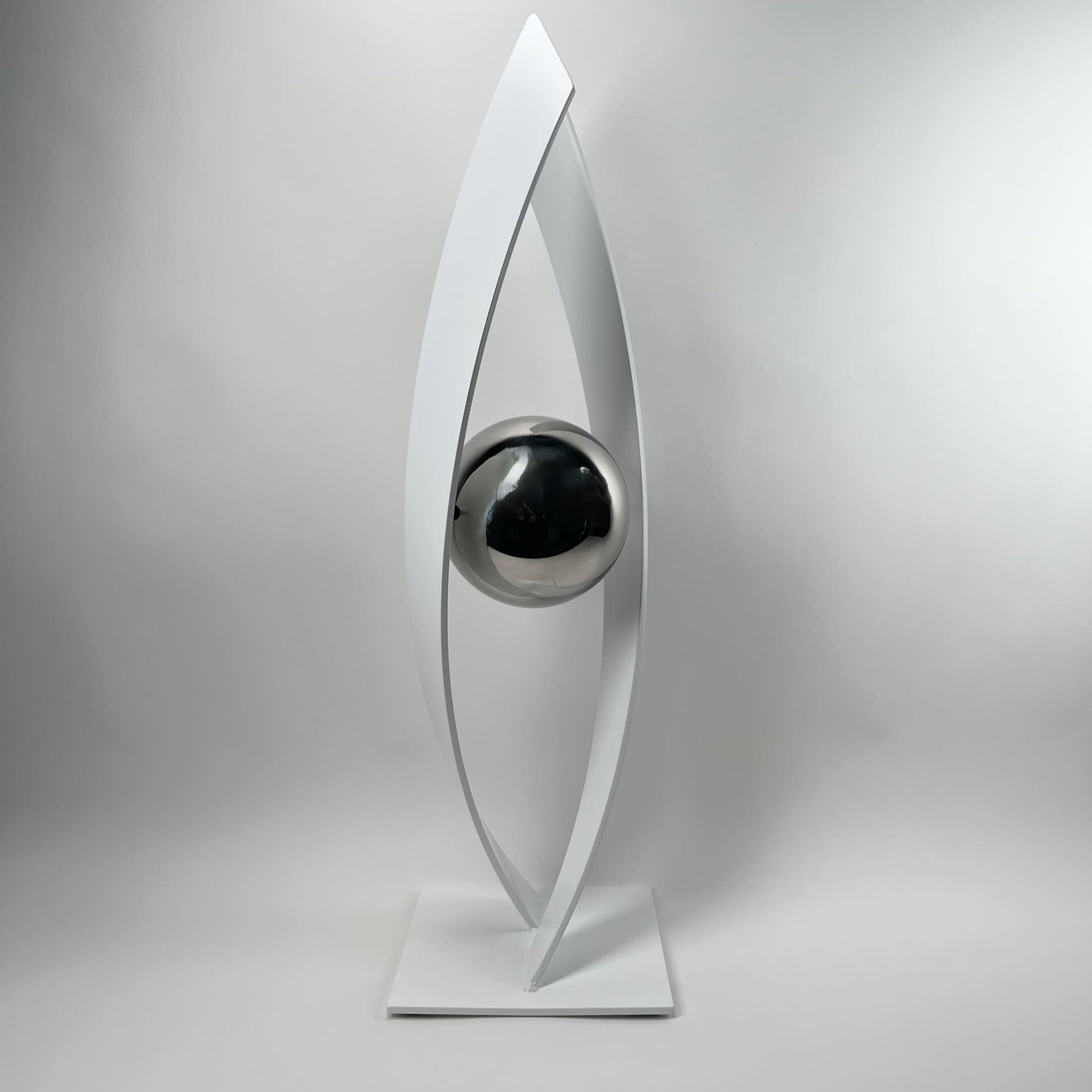 Contemporary metal sculpture series Love Is Presence by Ottawa artist Timothy Gordon Johnson.