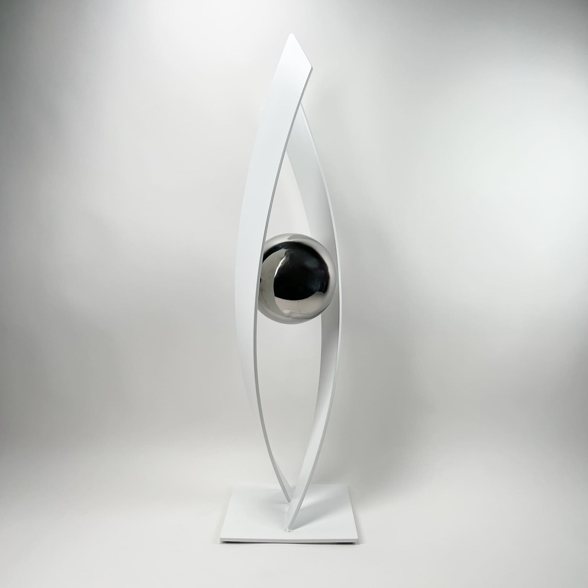 Contemporary metal sculpture series Love Is Presence by Ottawa artist Timothy Gordon Johnson.