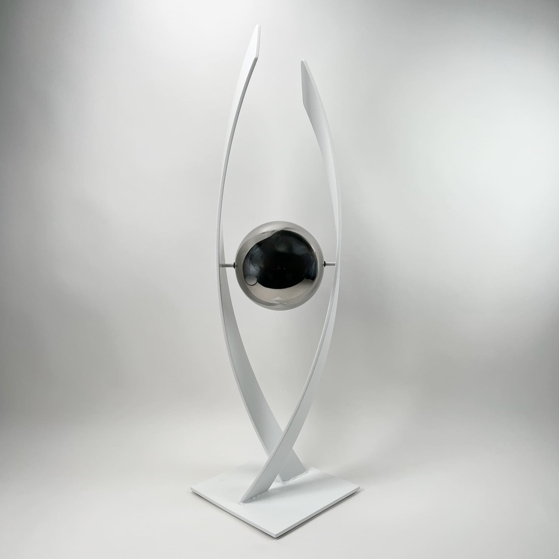 Contemporary metal sculpture series Love Is Presence by Ottawa artist Timothy Gordon Johnson.