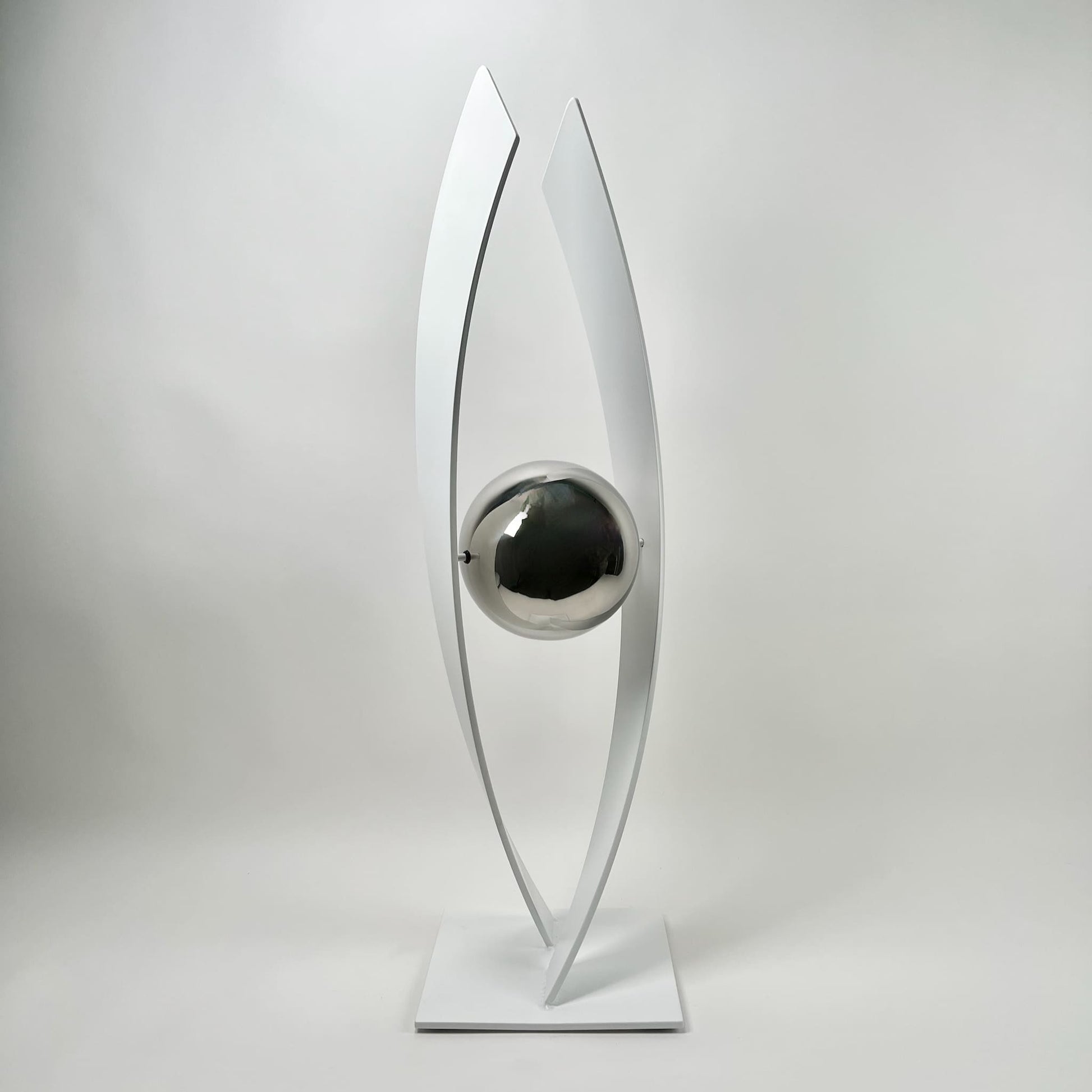 Contemporary metal sculpture series Love Is Presence by Ottawa artist Timothy Gordon Johnson.