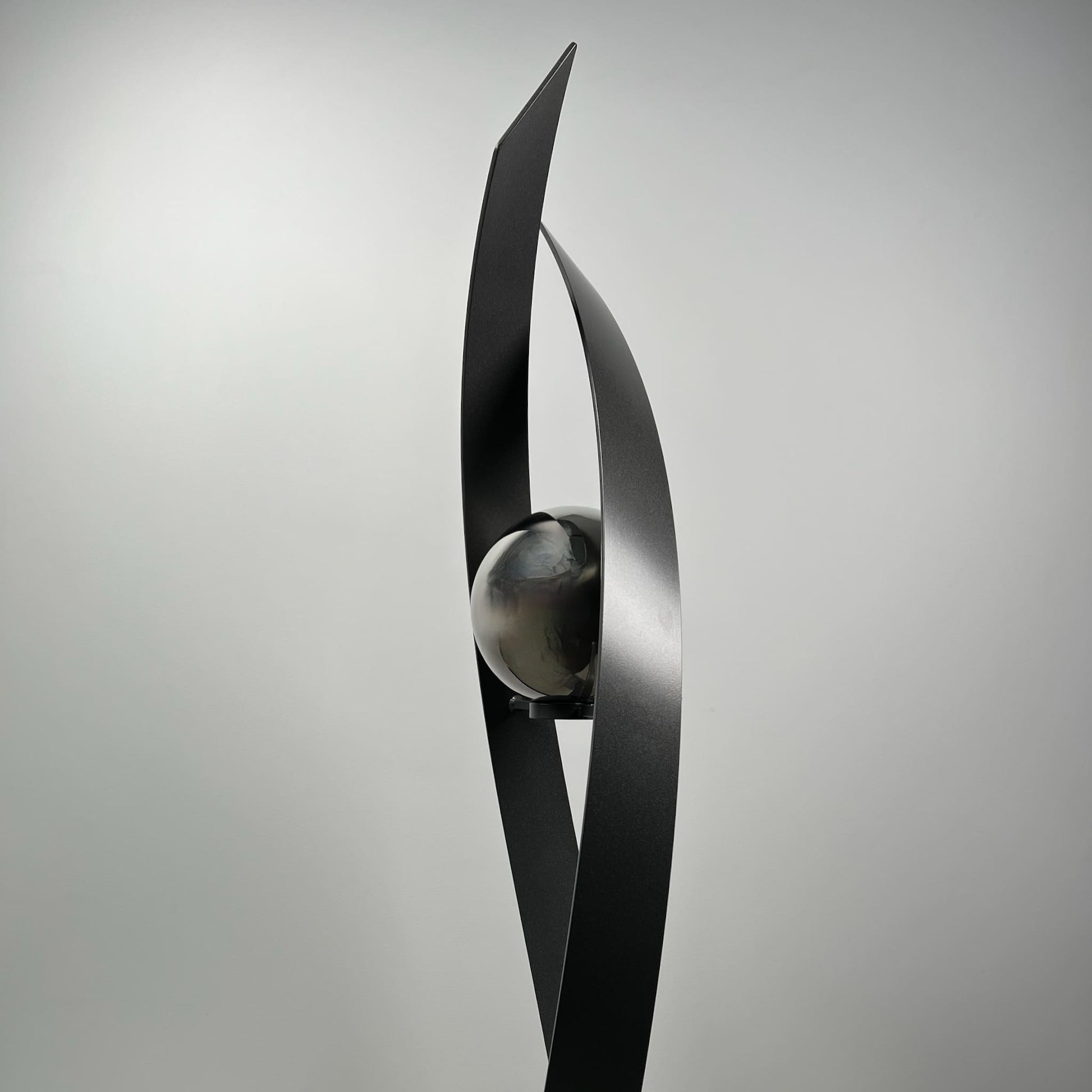 Contemporary metal sculpture Love Is Presence by Ottawa artist Timothy Gordon Johnson