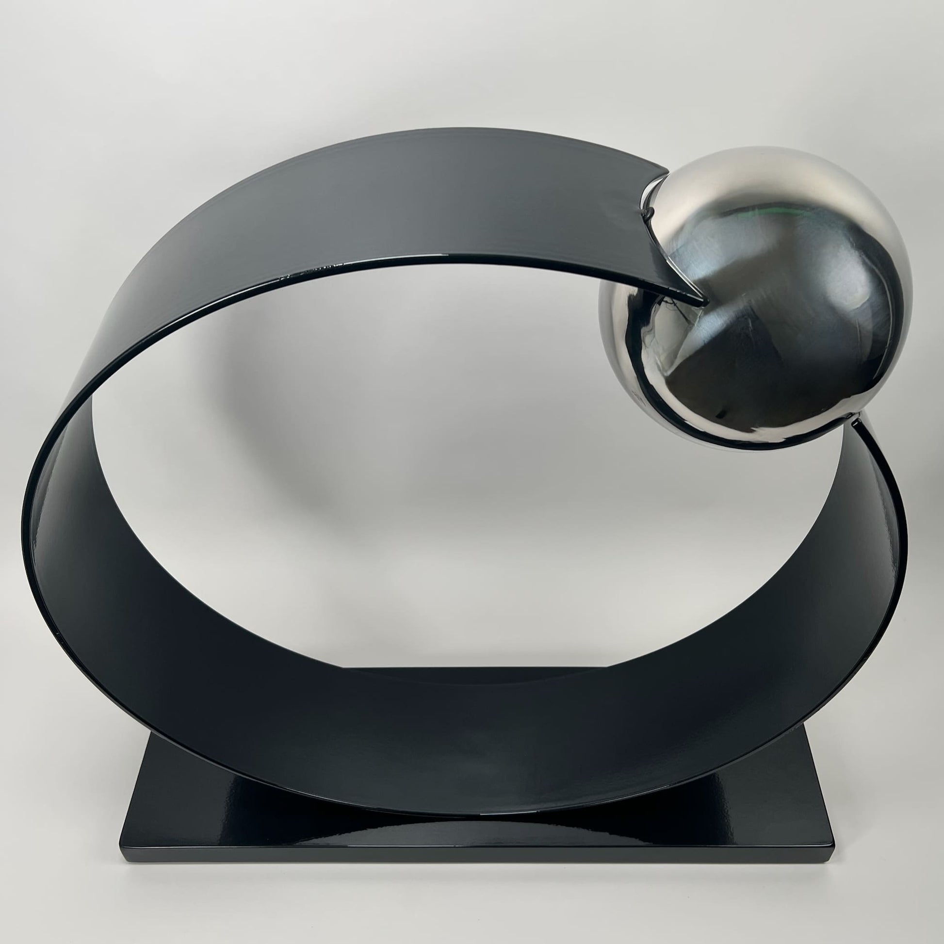 Contemporary metal sculpture series Orbit by Ottawa artist Timothy Gordon Johnson